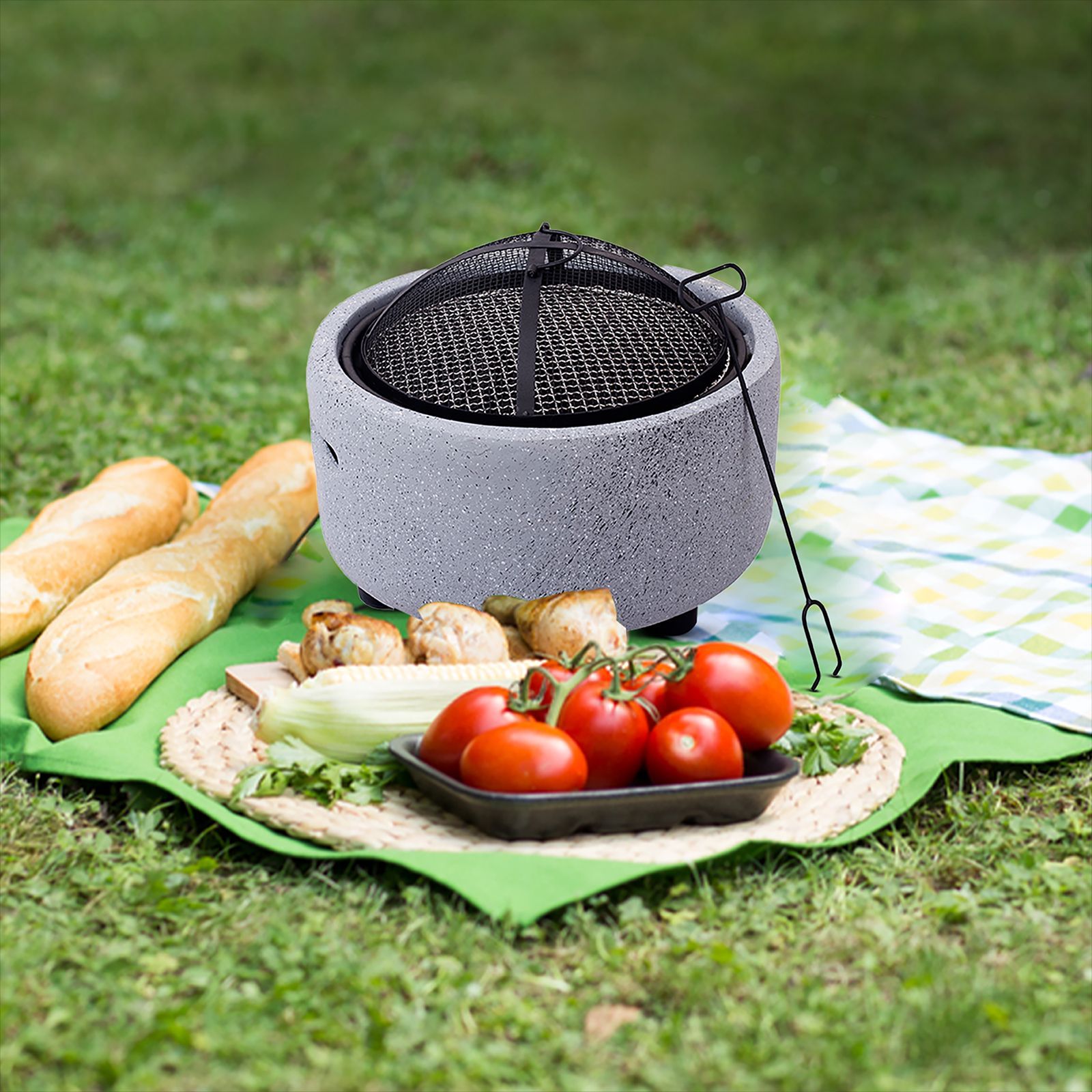 Peng Essential Charcoal Barbeque Grill (Scratch Resistant)_9