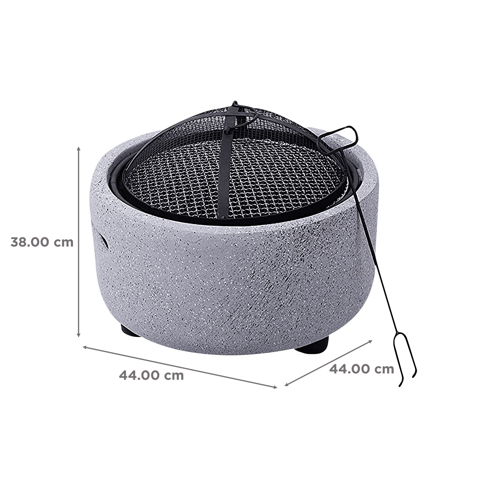 Peng Essential Charcoal Barbeque Grill (Scratch Resistant)_2