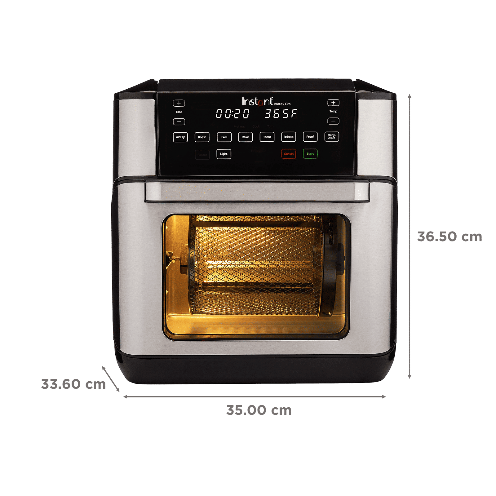 Instant Pot Vortex Pro 9.46L 1500 Watt Digital Air Fryer with EvenCrisp Technology (Silver)_2