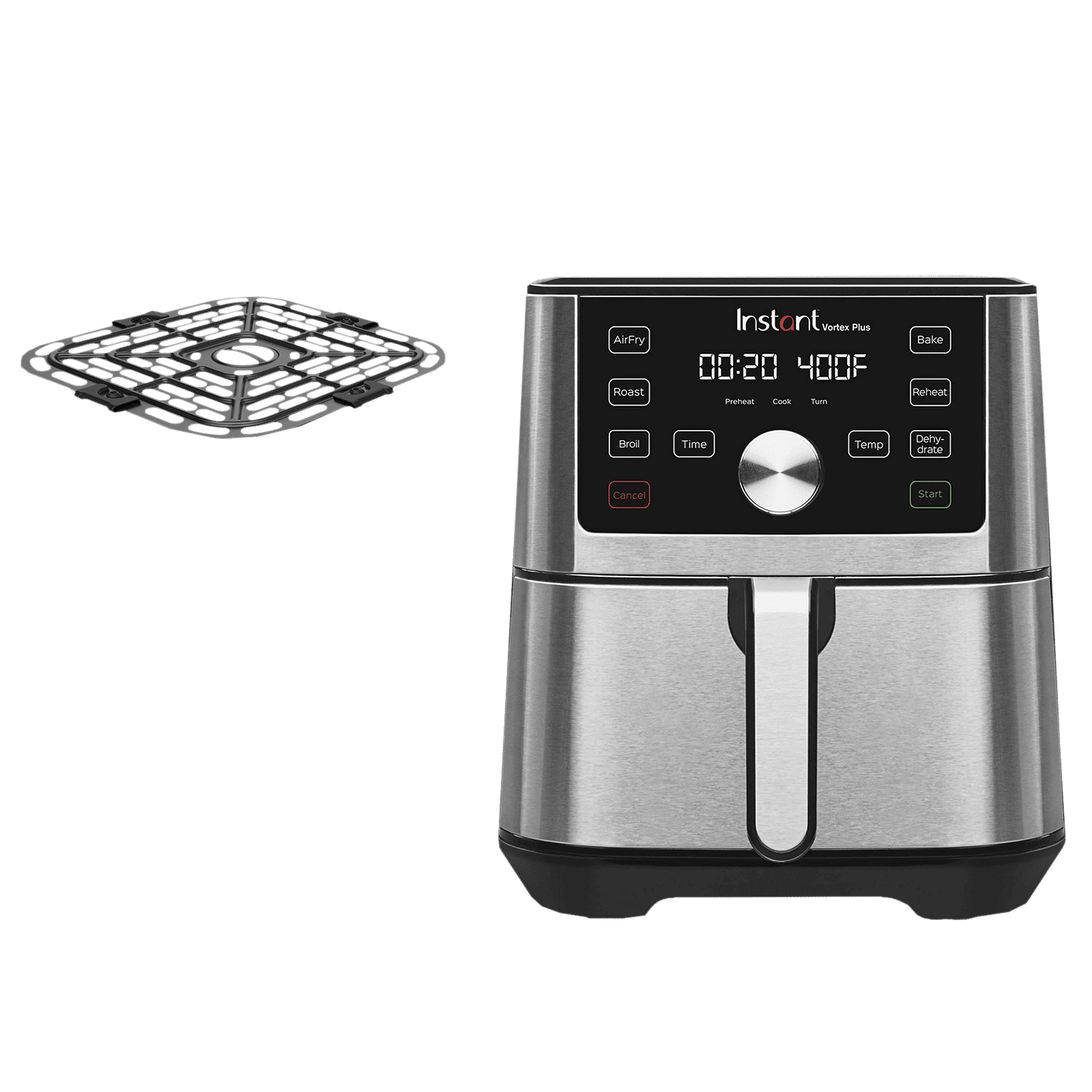 Instant Pot Vortex Plus 5.67L 1500 Watt Digital Air Fryer with EvenCrisp Technology (Silver)_5