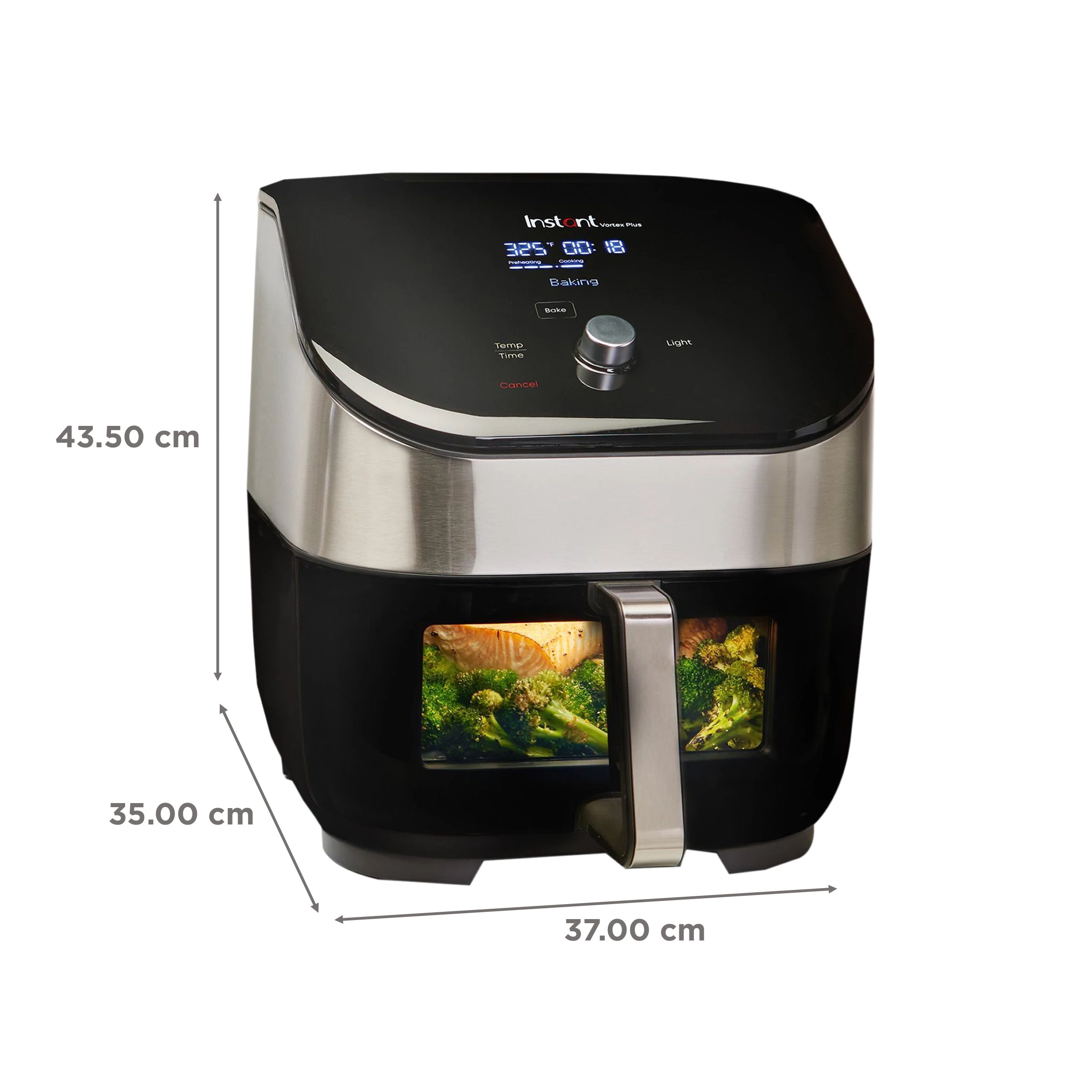 Instant Pot Vortex Plus 5.67L 1700 Watt Digital Air Fryer with EvenCrisp Technology (Black)_2
