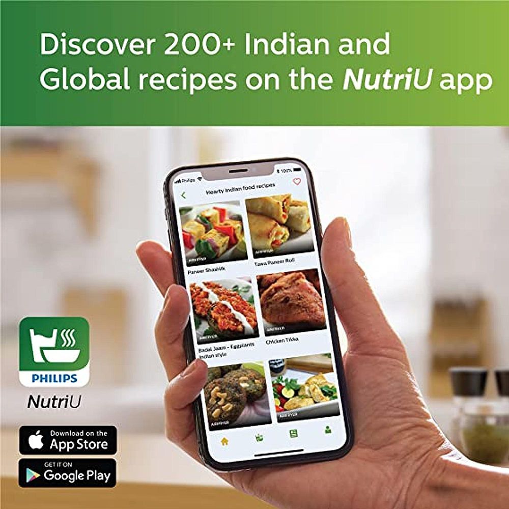 PHILIPS 6.2L 2000 Watt Digital Air Fryer with Rapid Air Technology (Black & Dark Silver) PHILIPS 6.2L 2000 Watt Digital Air Fryer with Rapid Air Technology (Black & Dark Silver)_12