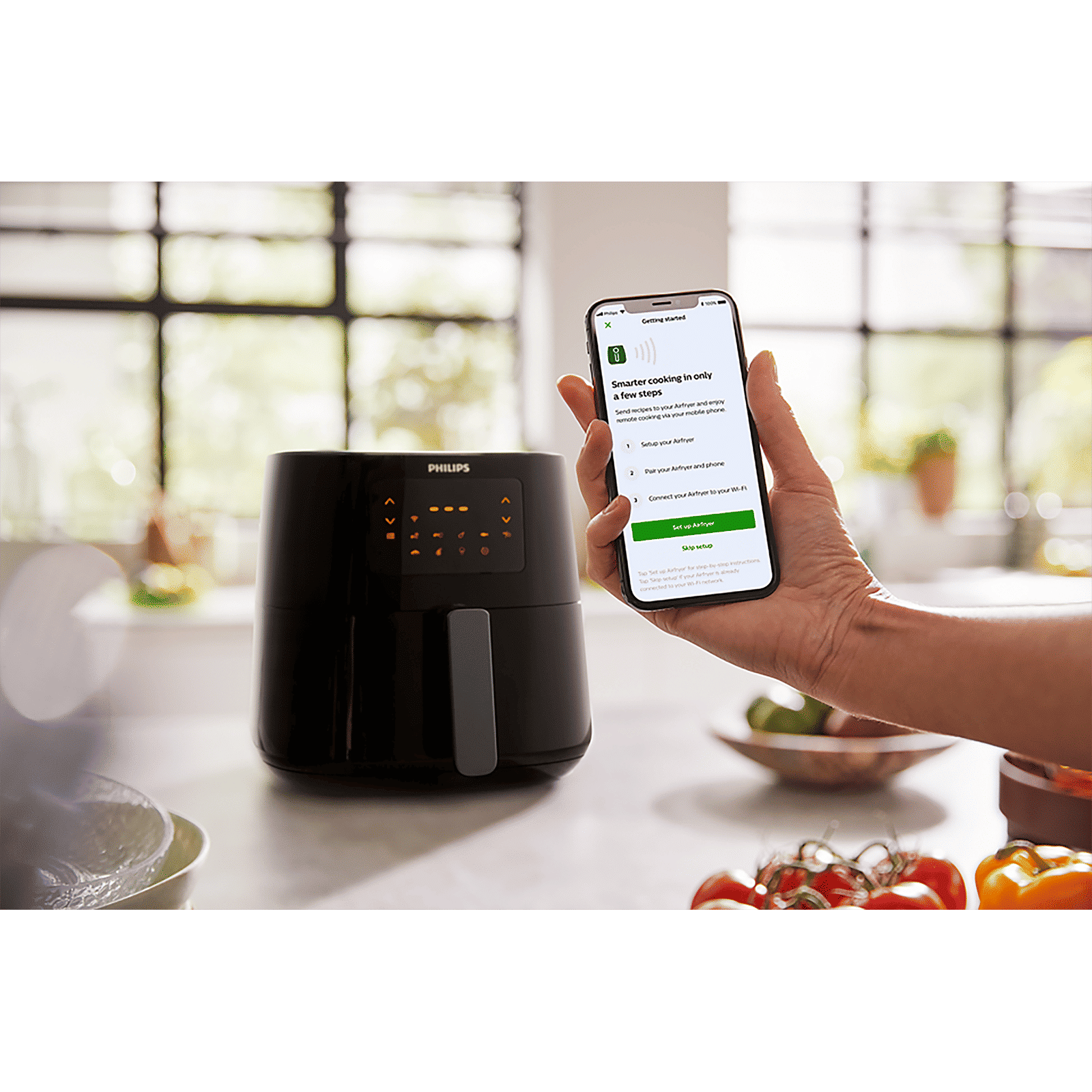 PHILIPS 6.2L 2000 Watt Digital Air Fryer with Rapid Air Technology (Black & Dark Silver) PHILIPS 6.2L 2000 Watt Digital Air Fryer with Rapid Air Technology (Black & Dark Silver)_16