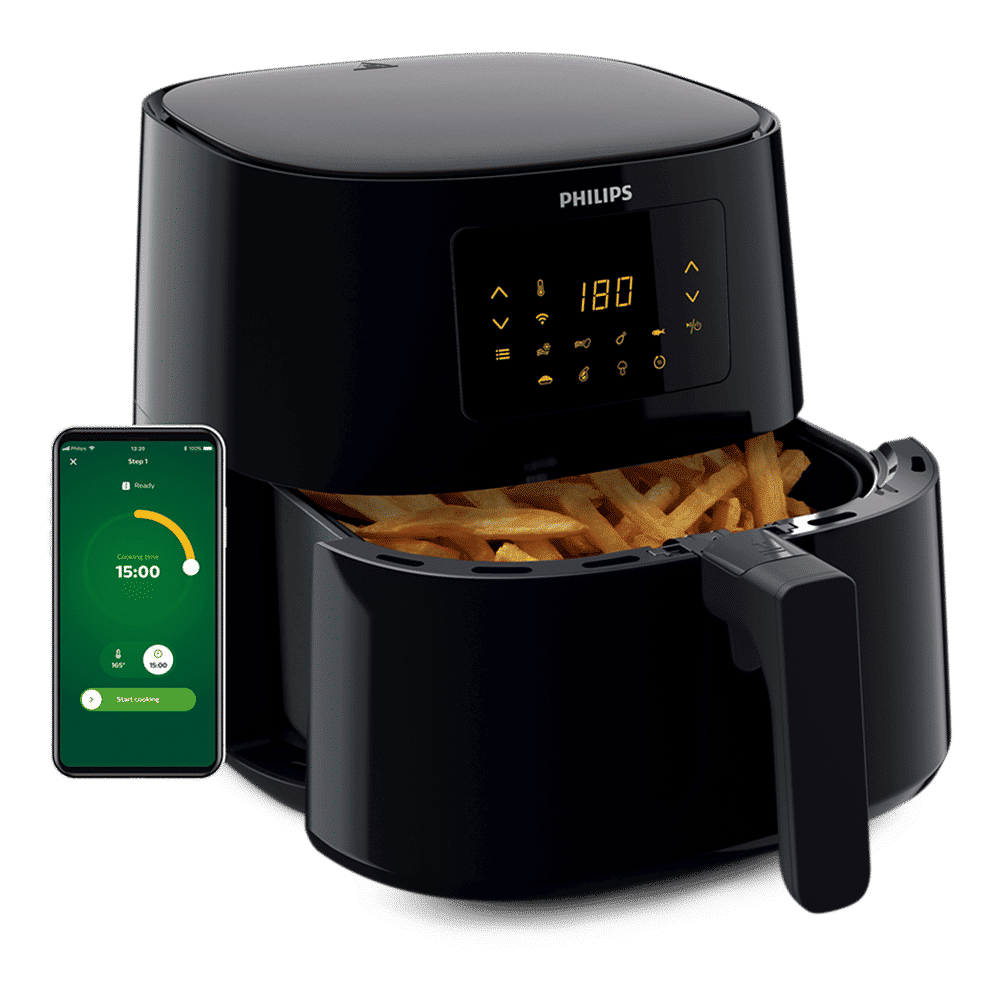 PHILIPS 6.2L 2000 Watt Digital Air Fryer with Rapid Air Technology (Black & Dark Silver) PHILIPS 6.2L 2000 Watt Digital Air Fryer with Rapid Air Technology (Black & Dark Silver)_7