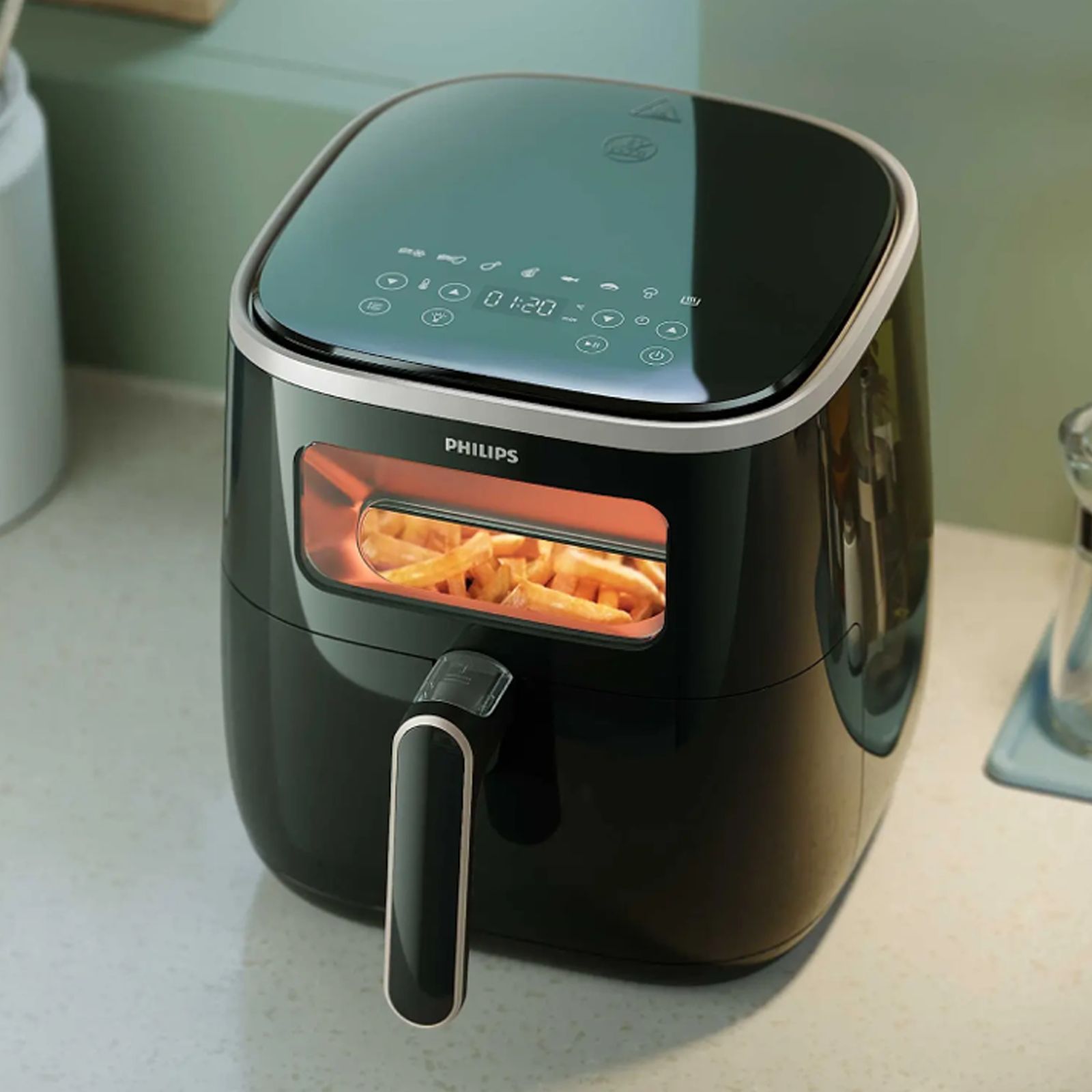 PHILIPS 5.6L 1700 Watt Digital Air Fryer with Rapid Air Technology (Silver) PHILIPS 5.6L 1700 Watt Digital Air Fryer with Rapid Air Technology (Silver)_6