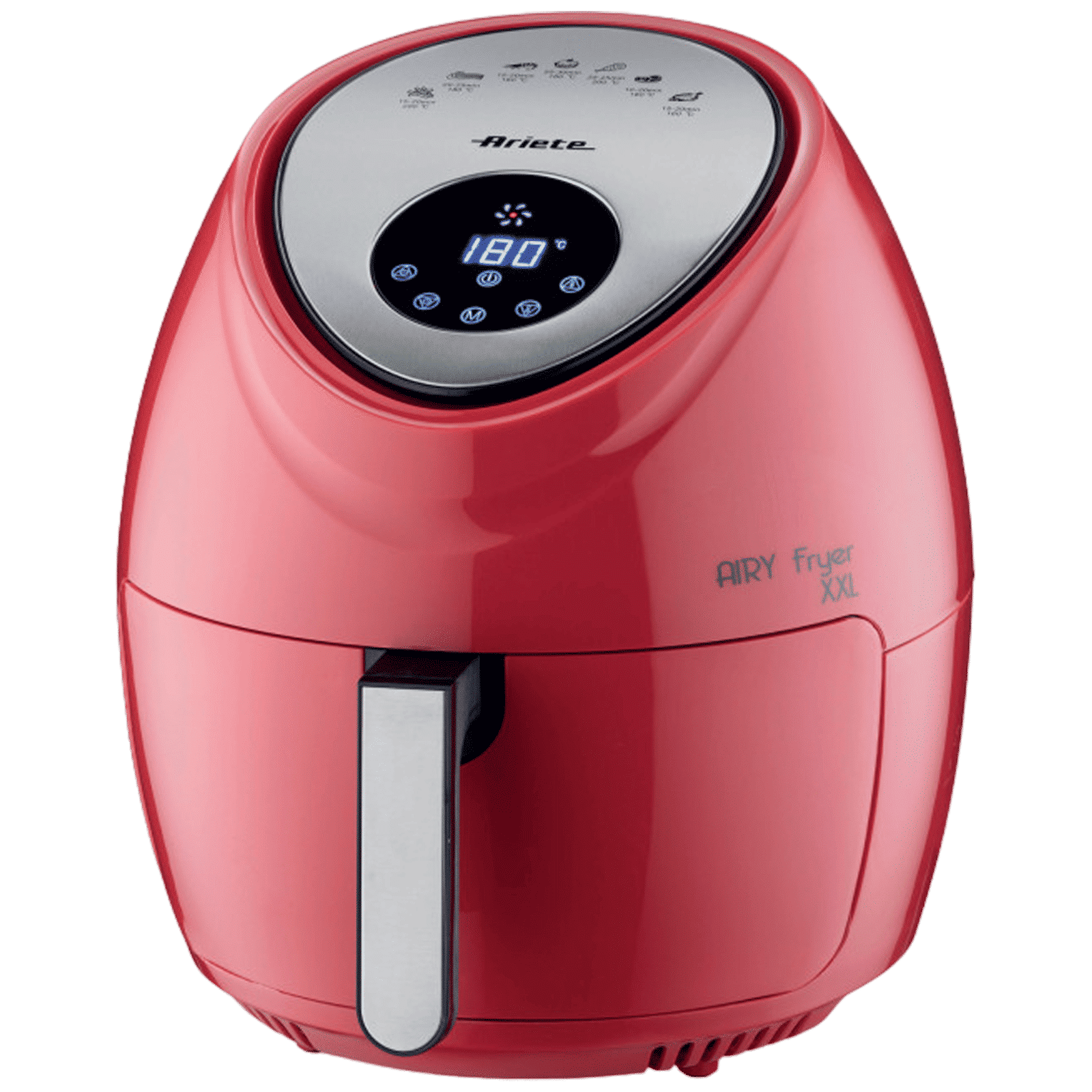 Ariete XXL 5.5L 1800 Watt Air Fryer with 7 Preset Cooking Modes (Red)_1