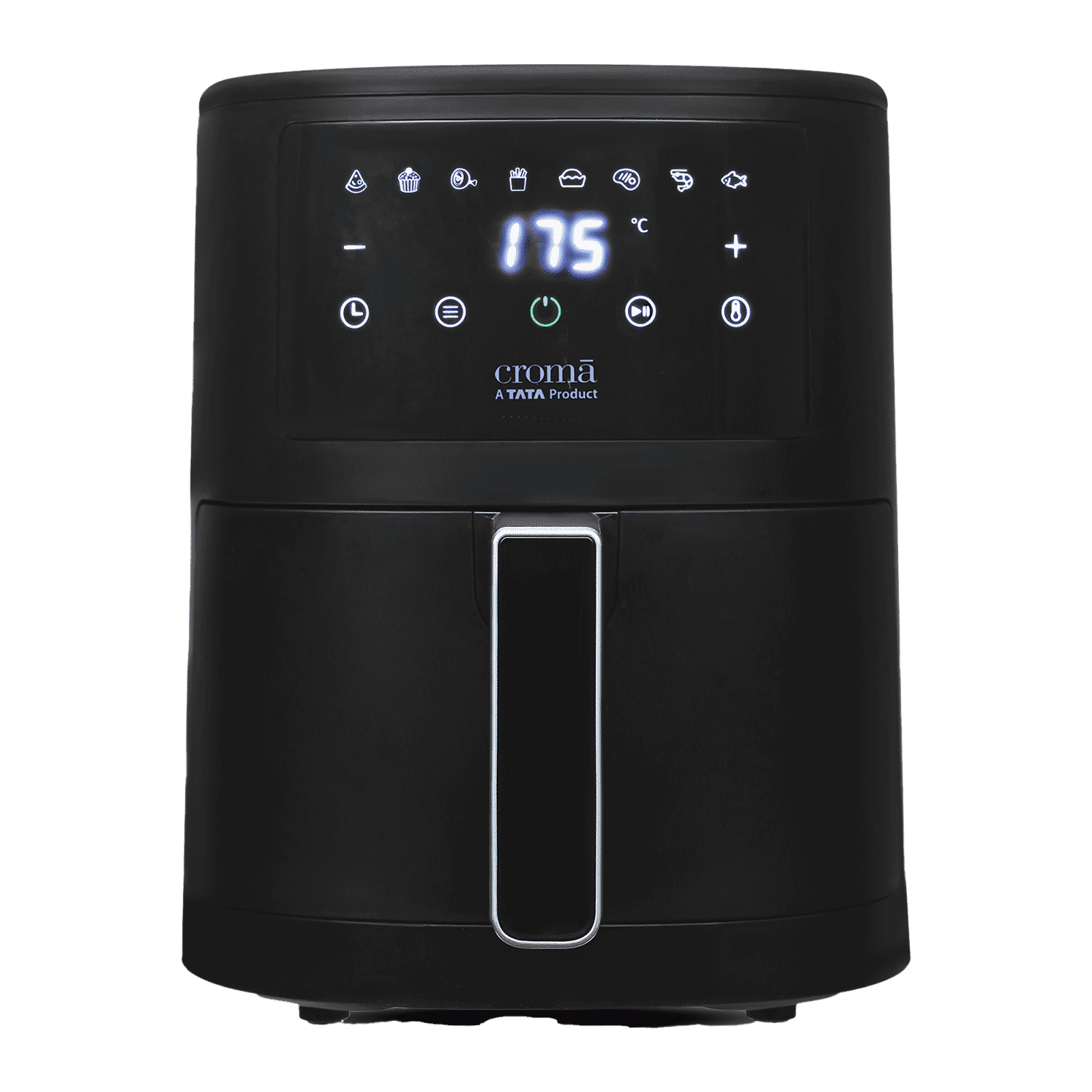 Croma 3.5L 1500 Watt Digital Air Fryer with Rapid Heat Circulation Technology (Black)_1