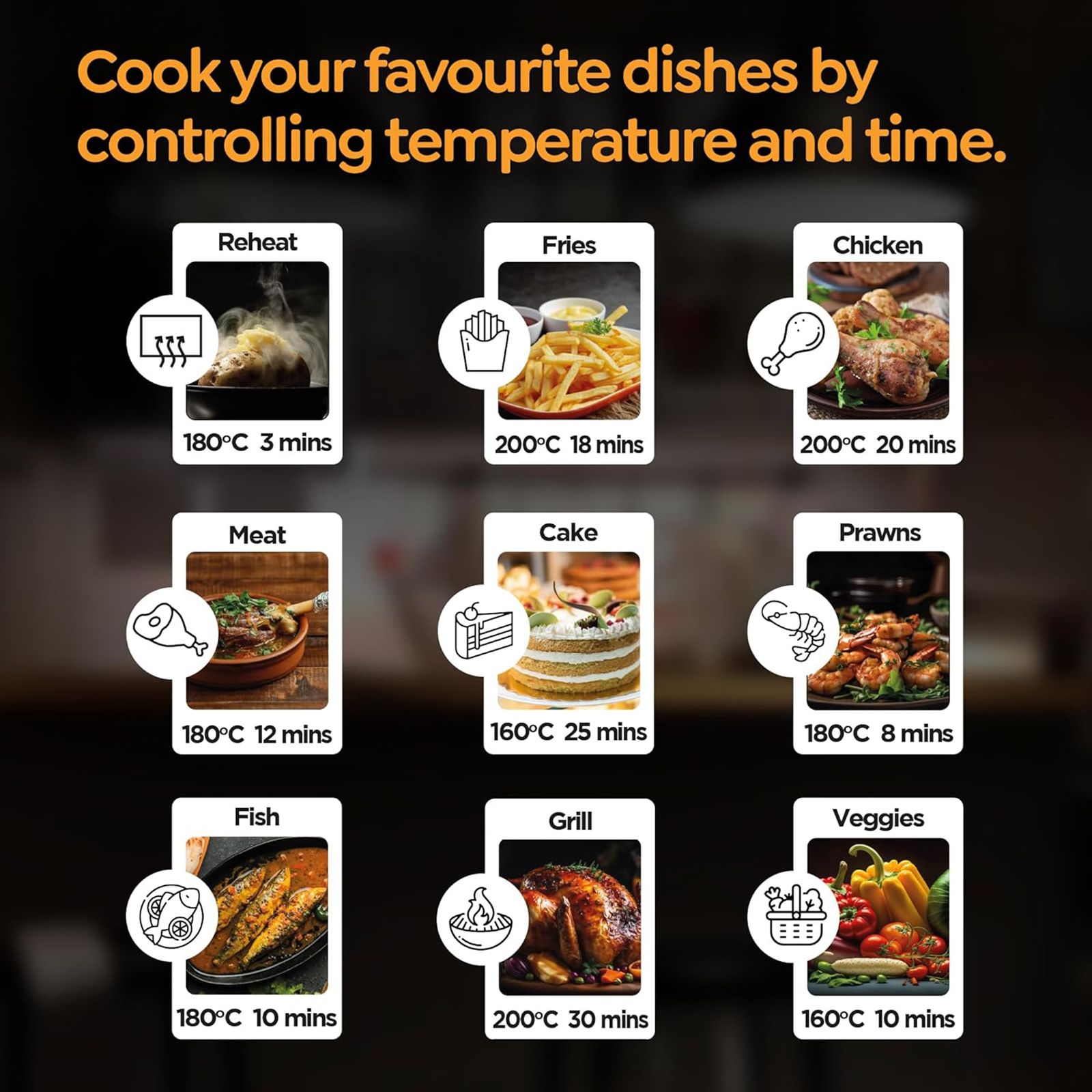 Prestige Crysta 4.5L 1600 Watt Digital Air Fryer with Smart Air Flow Technology (Black)_6