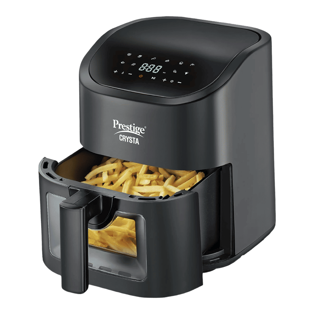 Prestige Crysta 4.5L 1600 Watt Digital Air Fryer with Smart Air Flow Technology (Black)_4
