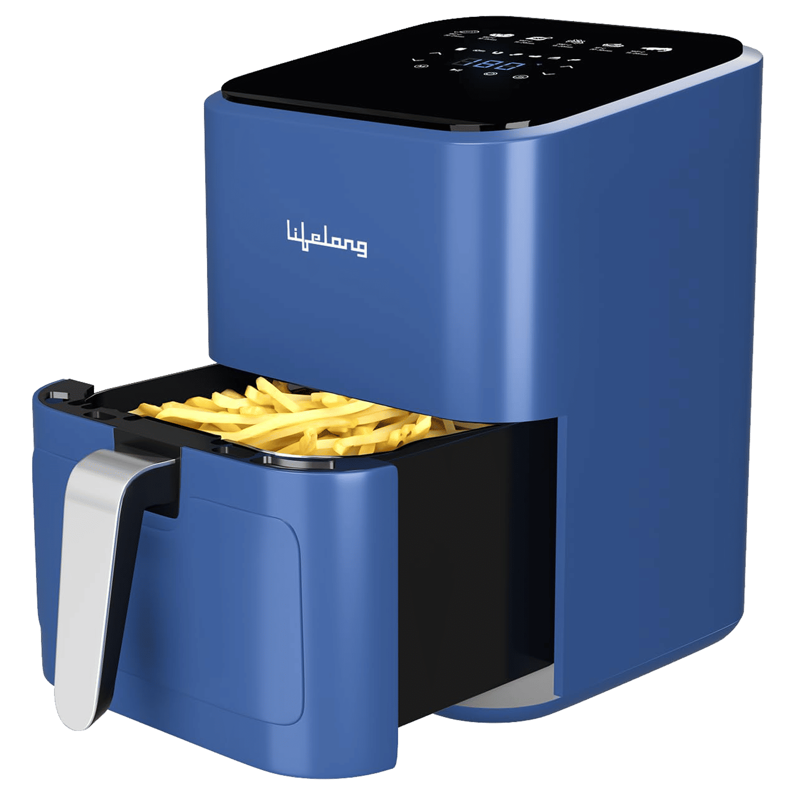 Lifelong LLHFD450 4L 1200 Watt Digital Air Fryer with 7 Preset Menus (Blue)_1