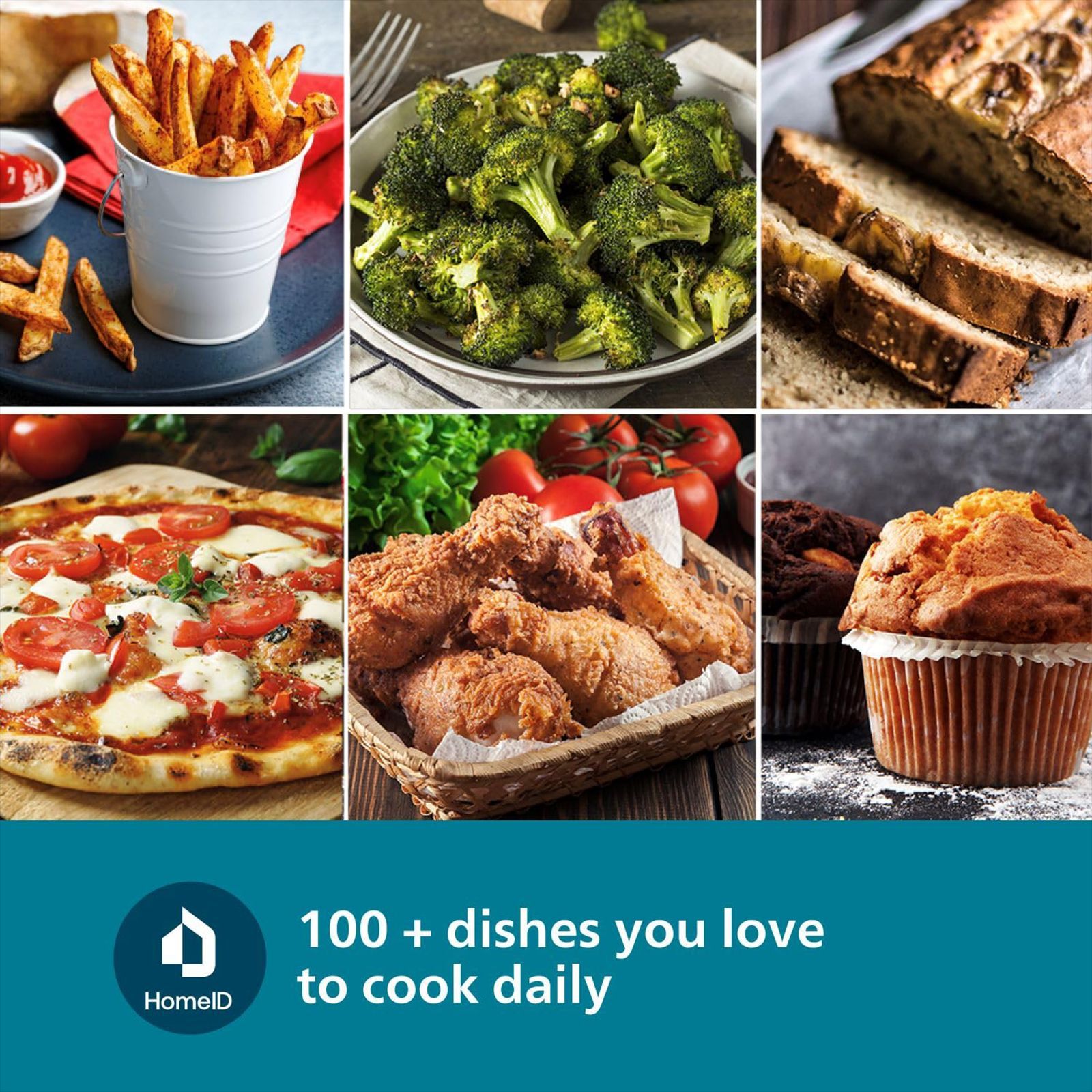 PHILIPS 1000 Series 6.2L 1700 Watt Air Fryer with Rapid Air Technology (Black)_9