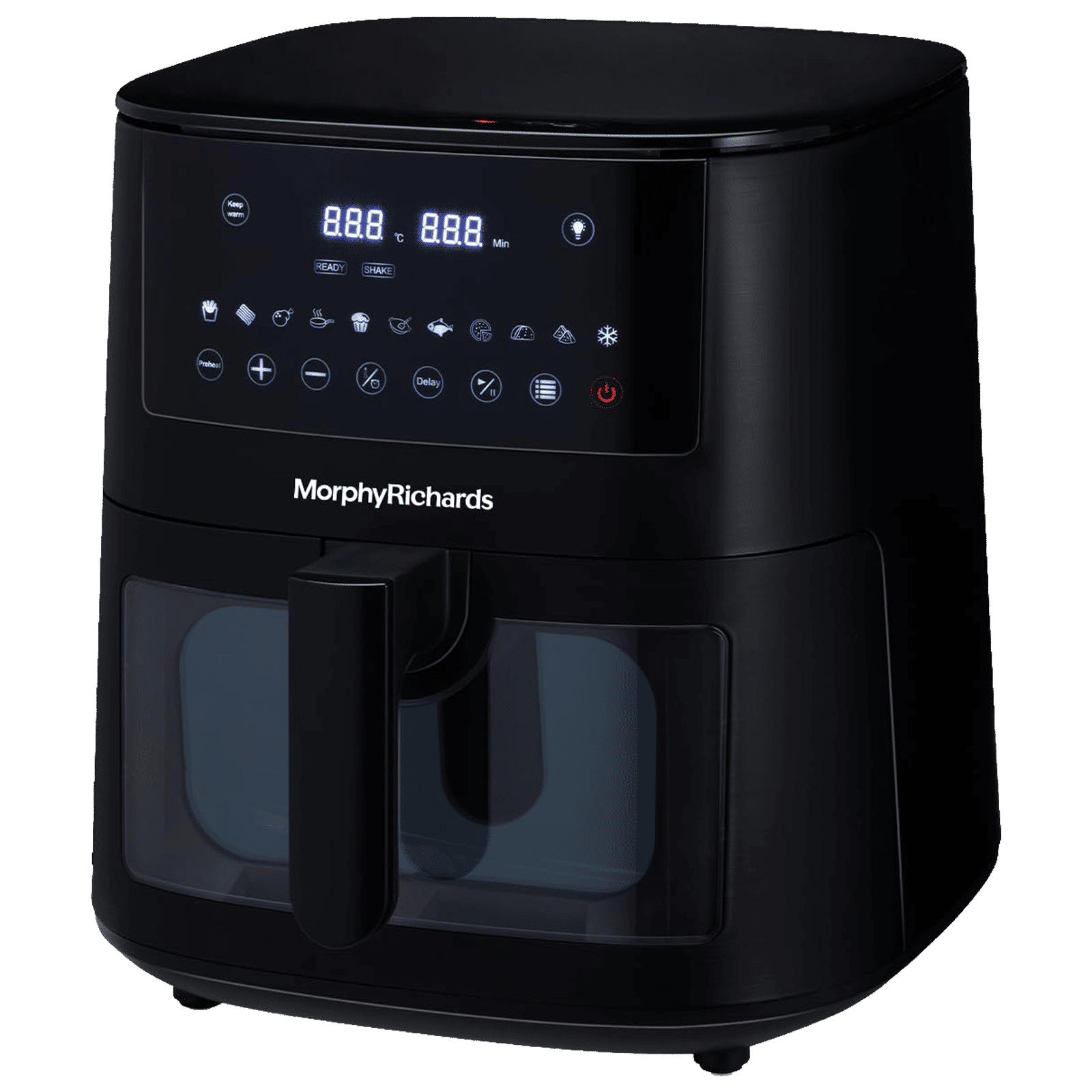 morphy richards Crystal Crysp 6.5L 1500 Watt Digital Air Fryer with 11 Preset Menus (Black)_1