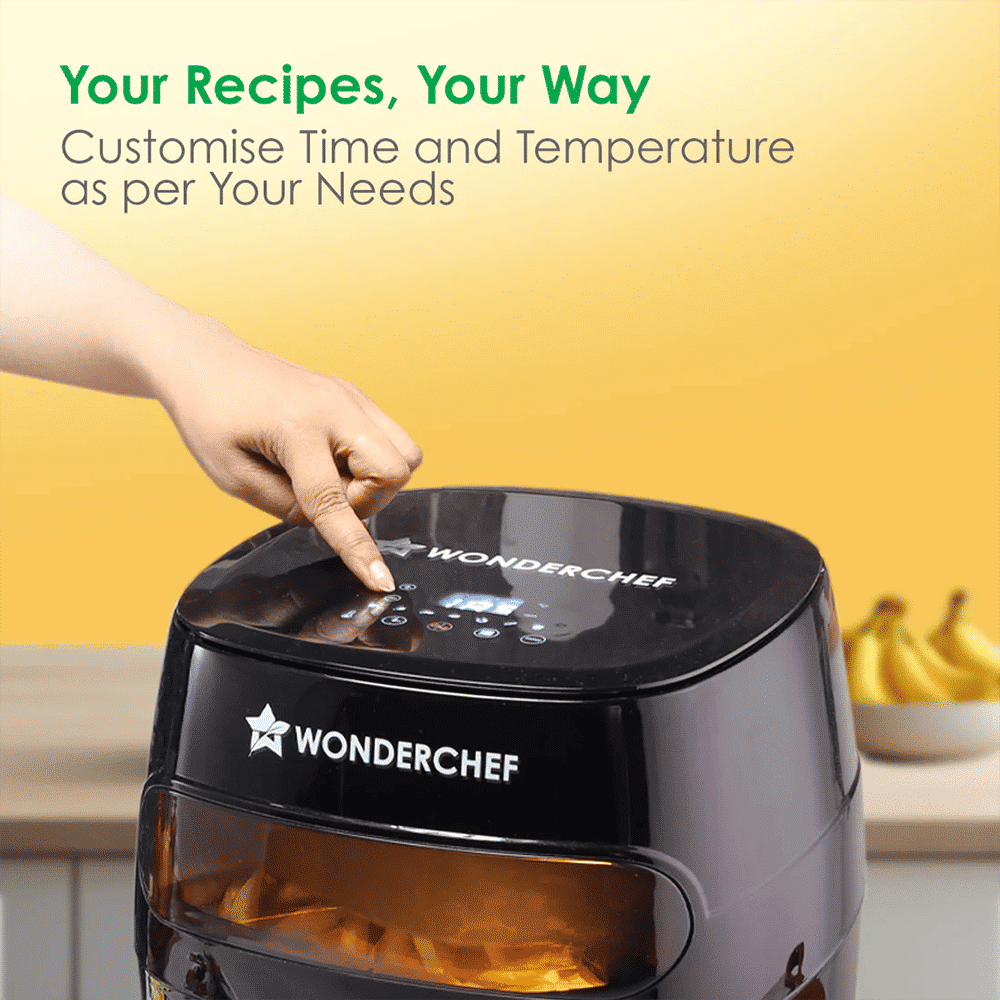 WONDERCHEF Swift Digital 6L 1350 Watt Digital Air Fryer with Rapid Air Technology (Black) WONDERCHEF Swift Digital 6L 1350 Watt Digital Air Fryer with Rapid Air Technology (Black)_7