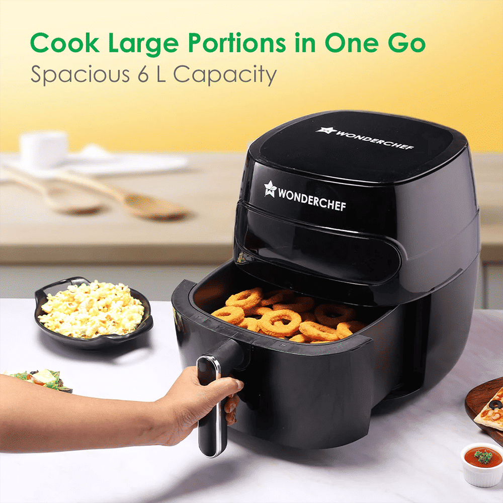 WONDERCHEF Swift Digital 6L 1350 Watt Digital Air Fryer with Rapid Air Technology (Black) WONDERCHEF Swift Digital 6L 1350 Watt Digital Air Fryer with Rapid Air Technology (Black)_8