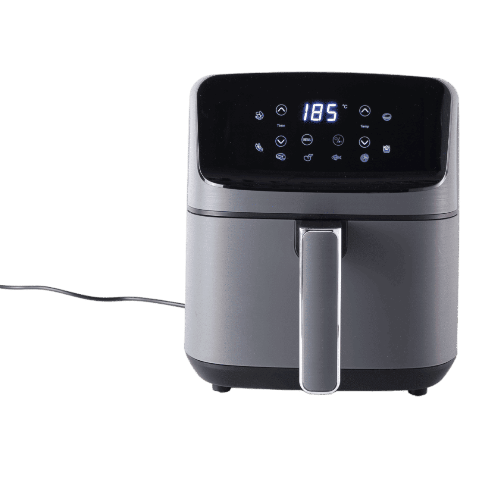 WONDERCHEF Regalia 4.5L 1500 Watt Digital Air Fryer with Rapid Air Technology (Grey)_1