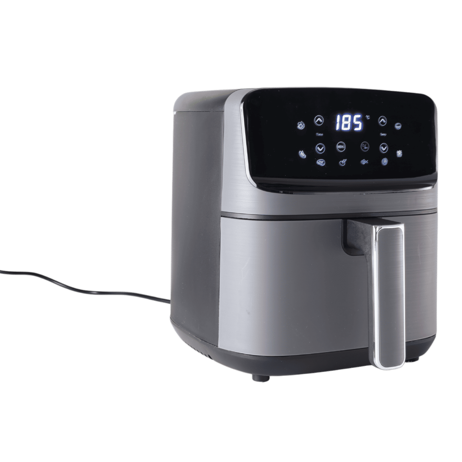WONDERCHEF Regalia 4.5L 1500 Watt Digital Air Fryer with Rapid Air Technology (Grey)_5