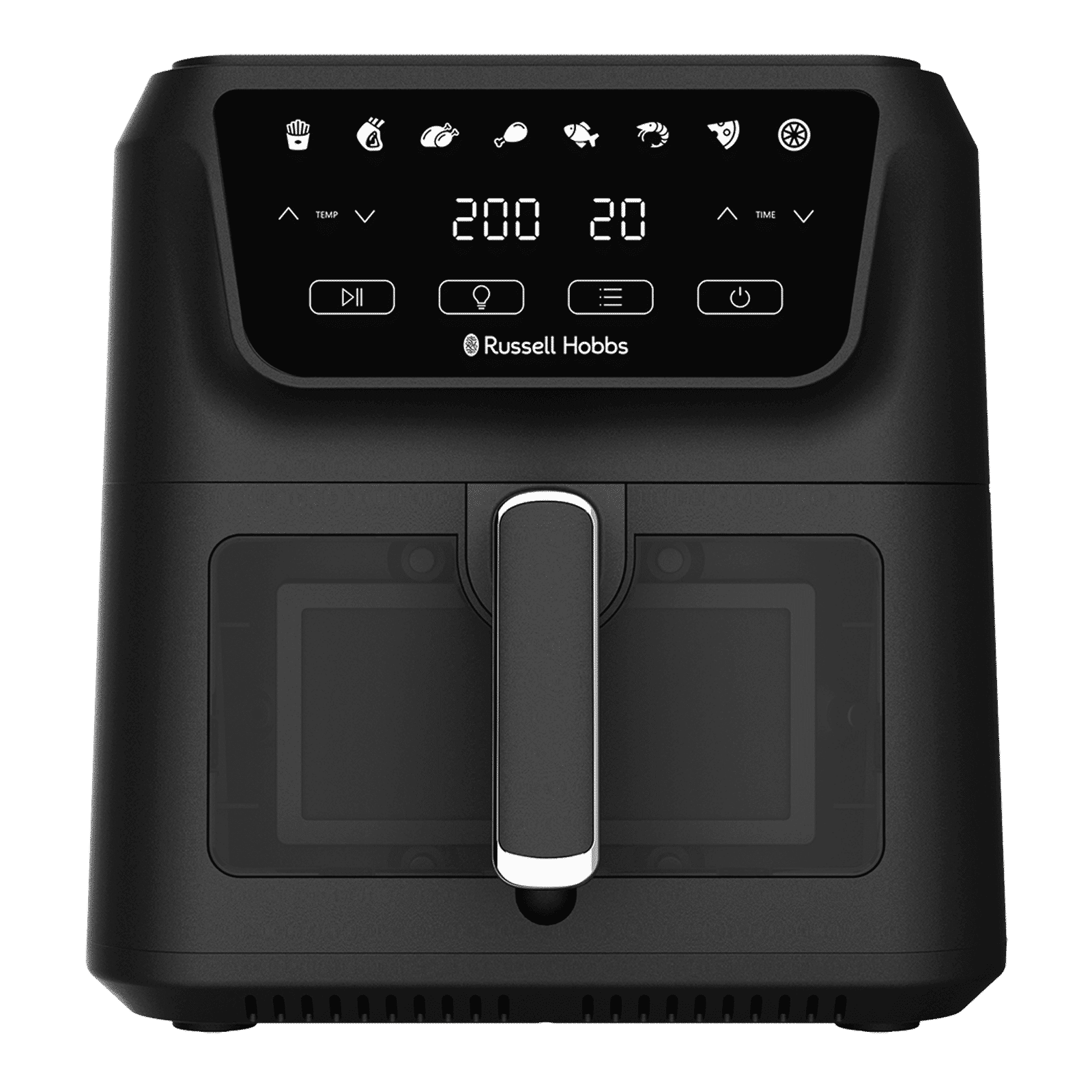 Russell Hobbs Sizzle Air 8L 1700 Watt Air Fryer with 8-in-1 Pre-Set Programs (Black)_5