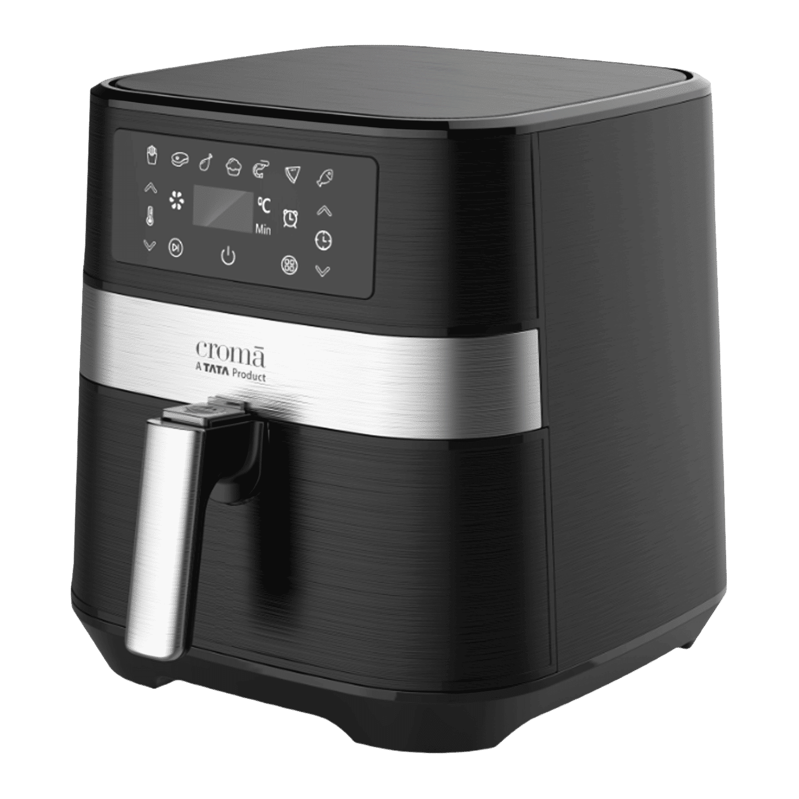 Croma AO6998 6L 1700 Watt Digital Air Fryer with Rapid Air Circulation System (Black) Croma AO6998 6L 1700 Watt Digital Air Fryer with Rapid Air Circulation System (Black)_16