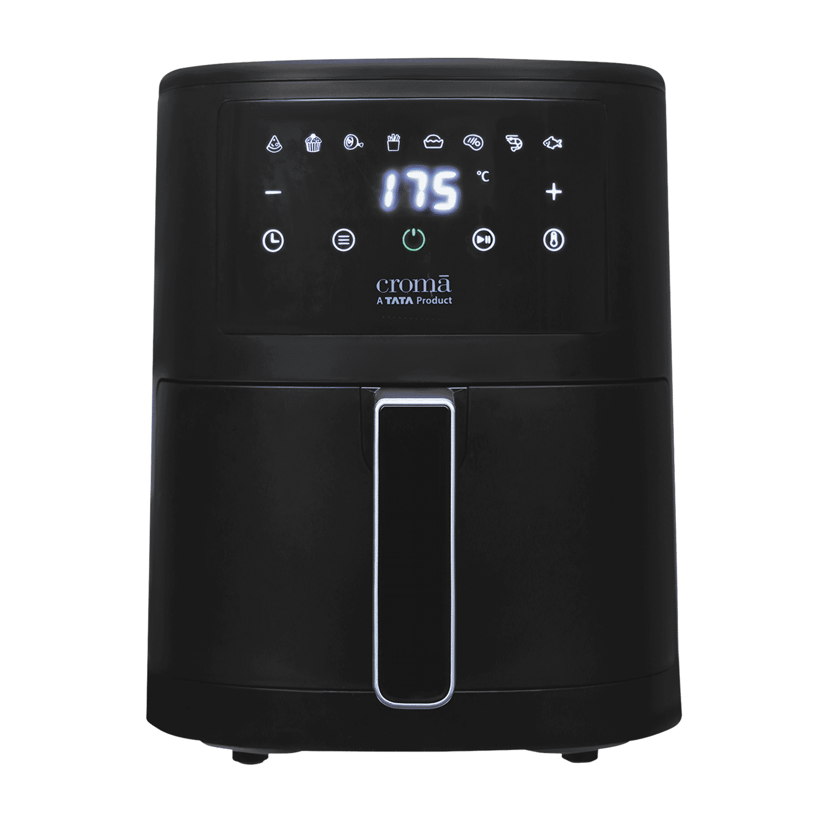 Croma AO6997 3.5L 1500 Watt Digital Air Fryer with Rapid Heat Circulation Technology (Black)_1