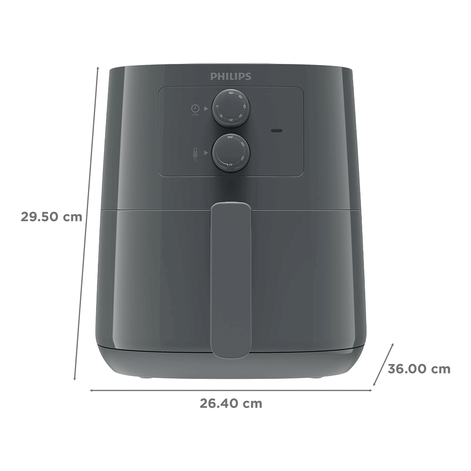 PHILIPS 3000 Series 4.1L 1400 Watt Air Fryer with Rapid Air Technology (Dark Slate) PHILIPS 3000 Series 4.1L 1400 Watt Air Fryer with Rapid Air Technology (Dark Slate)_2