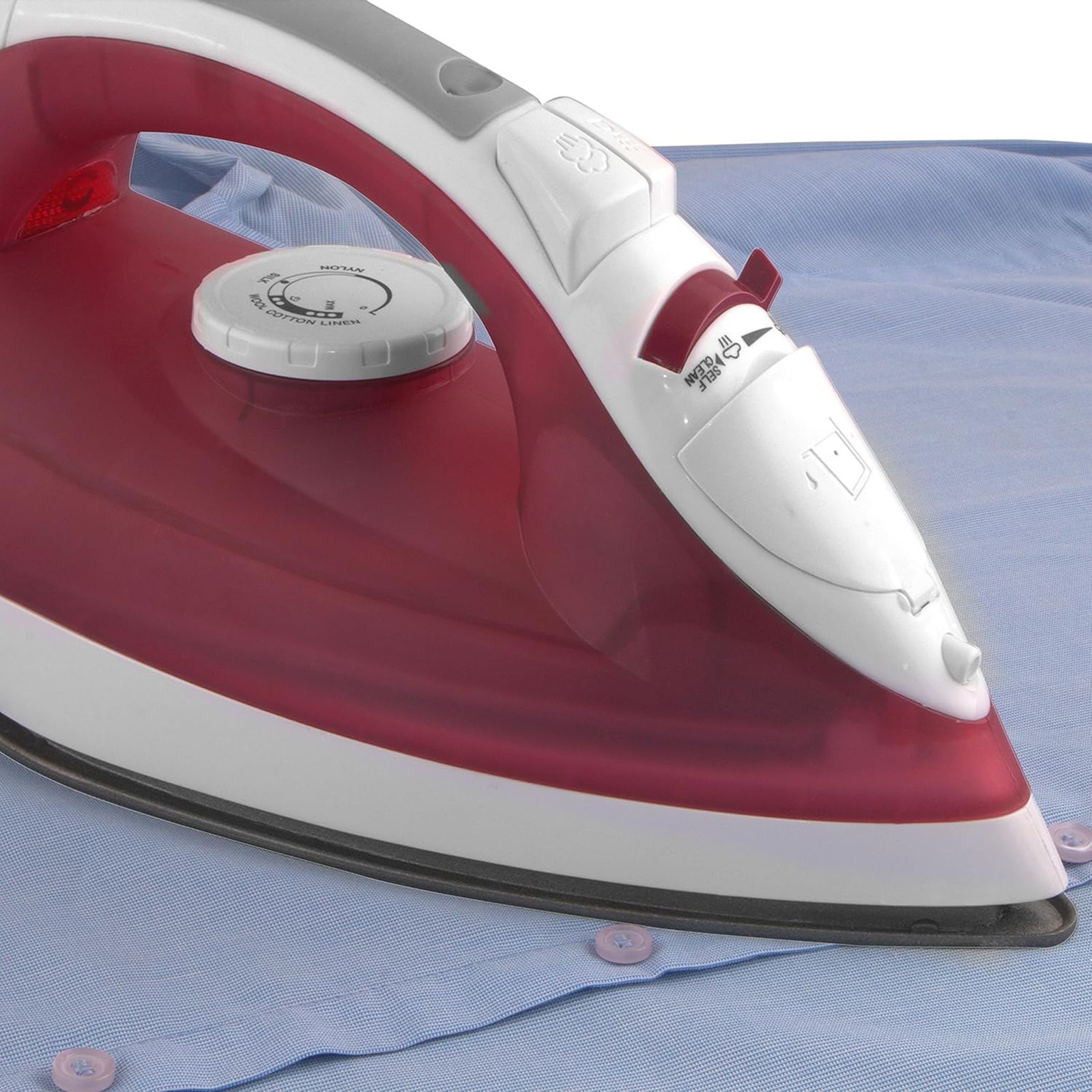 Morphy Richards Glide 1250 Watts 300ml Steam Iron (Vertical and Horizontal Ironing, Pink)_8