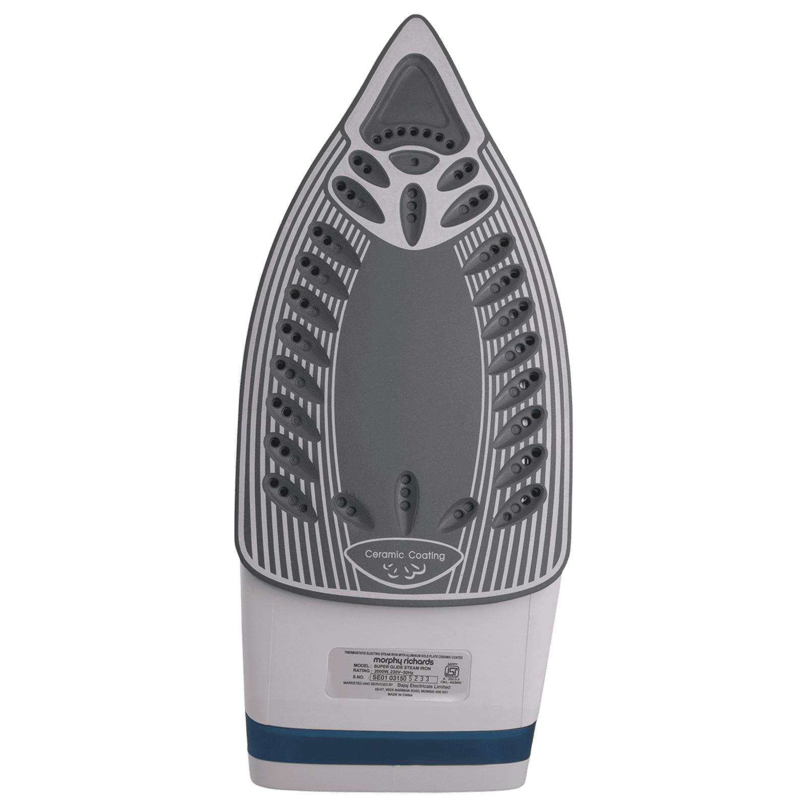 Morphy Richards Super Glide 2000 Watts 350ml Steam Iron (Steam Burst, Blue)_4