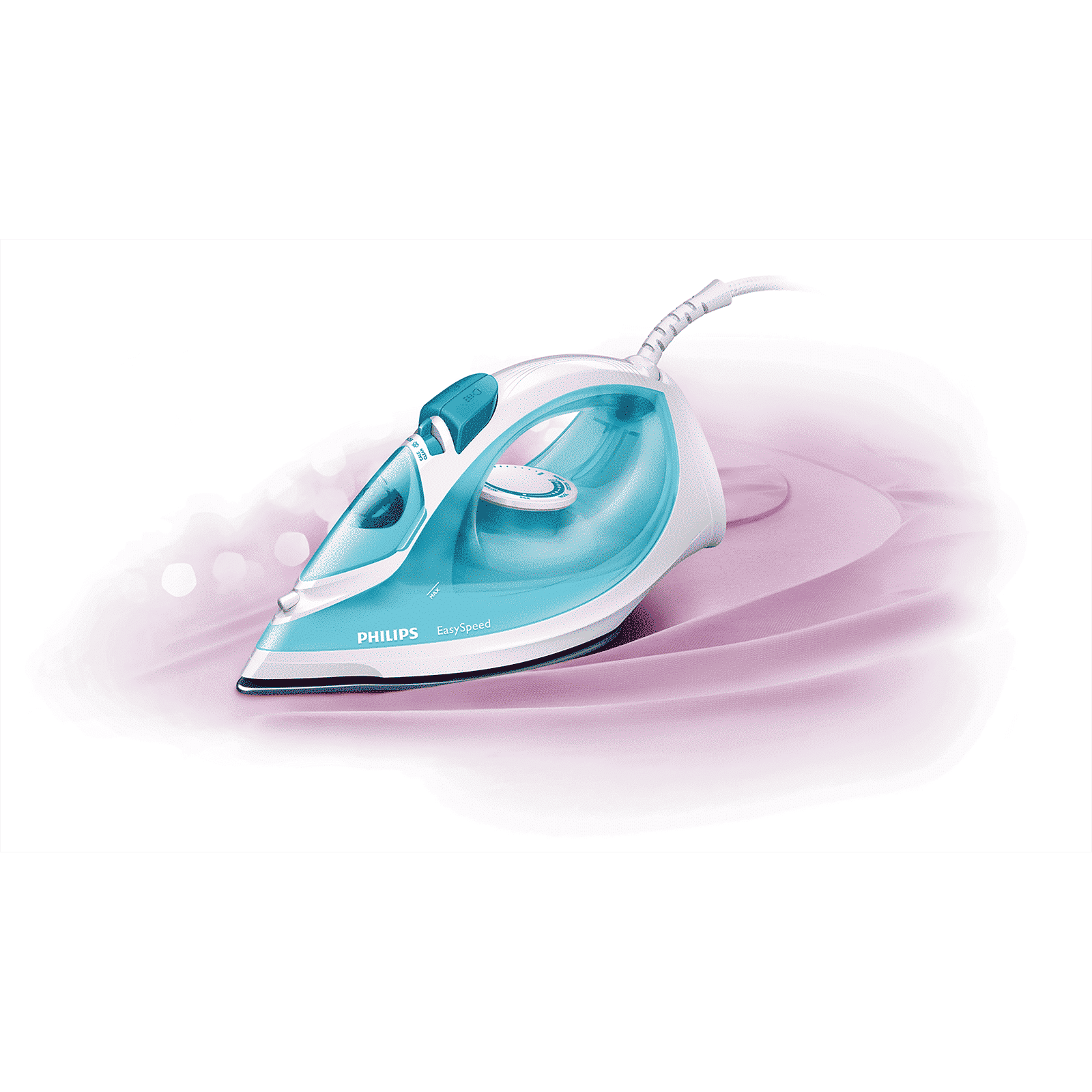 PHILIPS EasySpeed 2000 Watts 200ml Steam Iron (Drip Stop System, SkyBlue) PHILIPS EasySpeed 2000 Watts 200ml Steam Iron (Drip Stop System, SkyBlue)_6