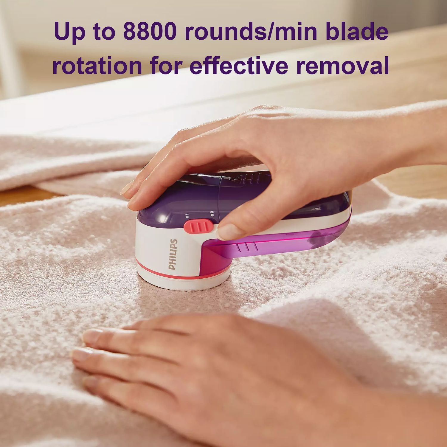 PHILIPS Fabric Shaver (GC026, Pink)_6