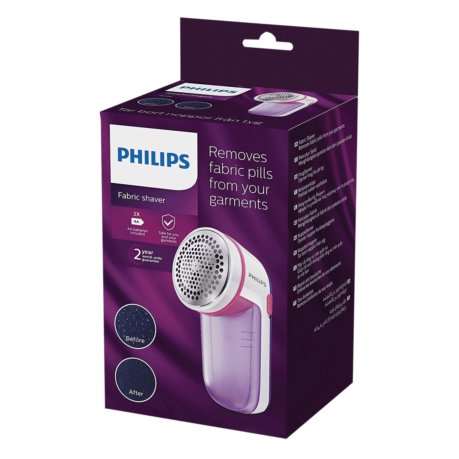 PHILIPS Fabric Shaver (GC026, Pink)_3