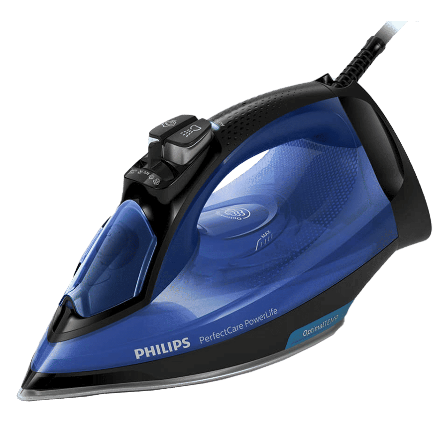 PHILIPS PerfectCare 2400 Watts 300ml Steam Iron (OptimalTEMP Technology, Blue)_1