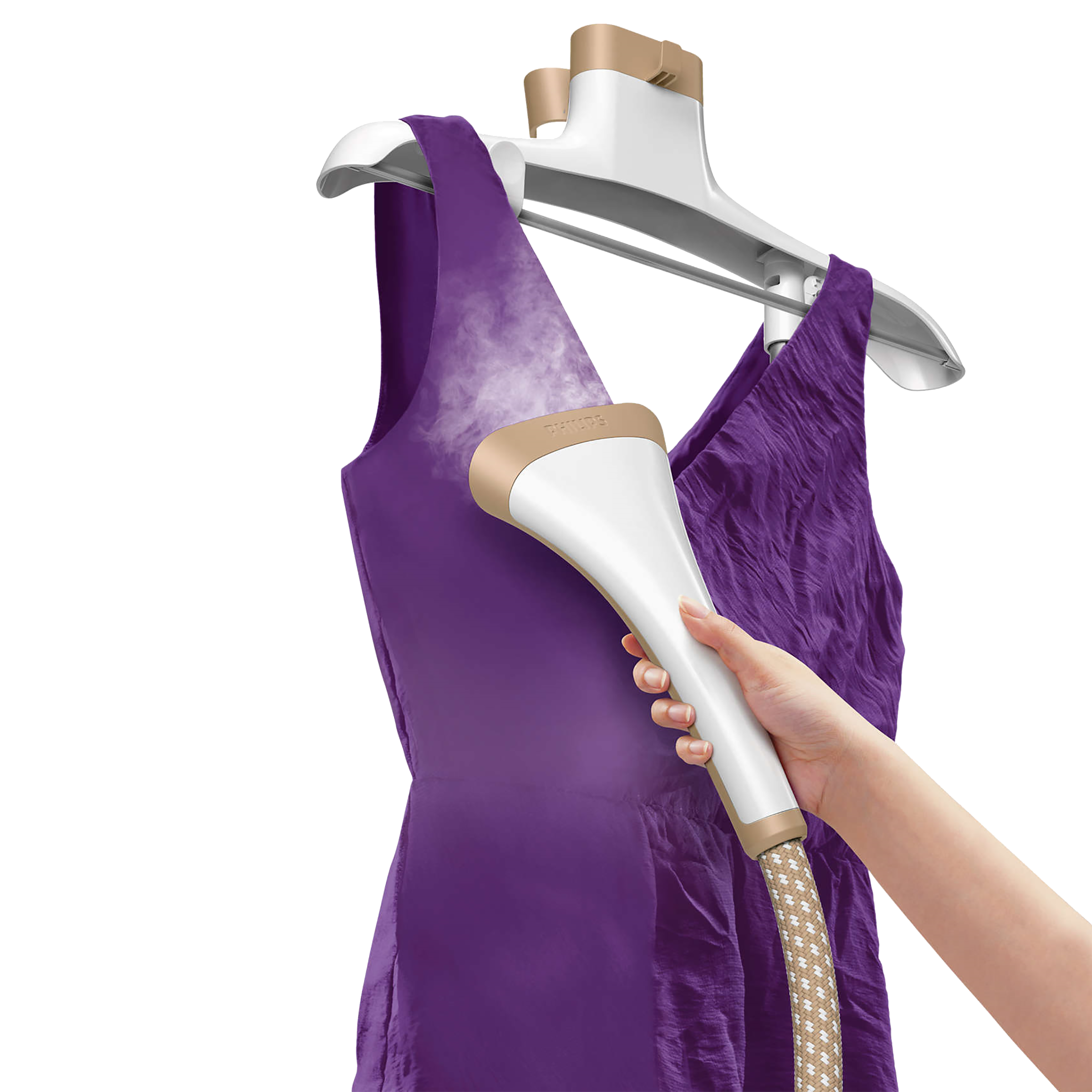 PHILIPS EasyTouch Plus 1600 Watts Standing Garment Steamer (1600ml Water Tank, 5 Modes, Detachable Water Tank, White)_7