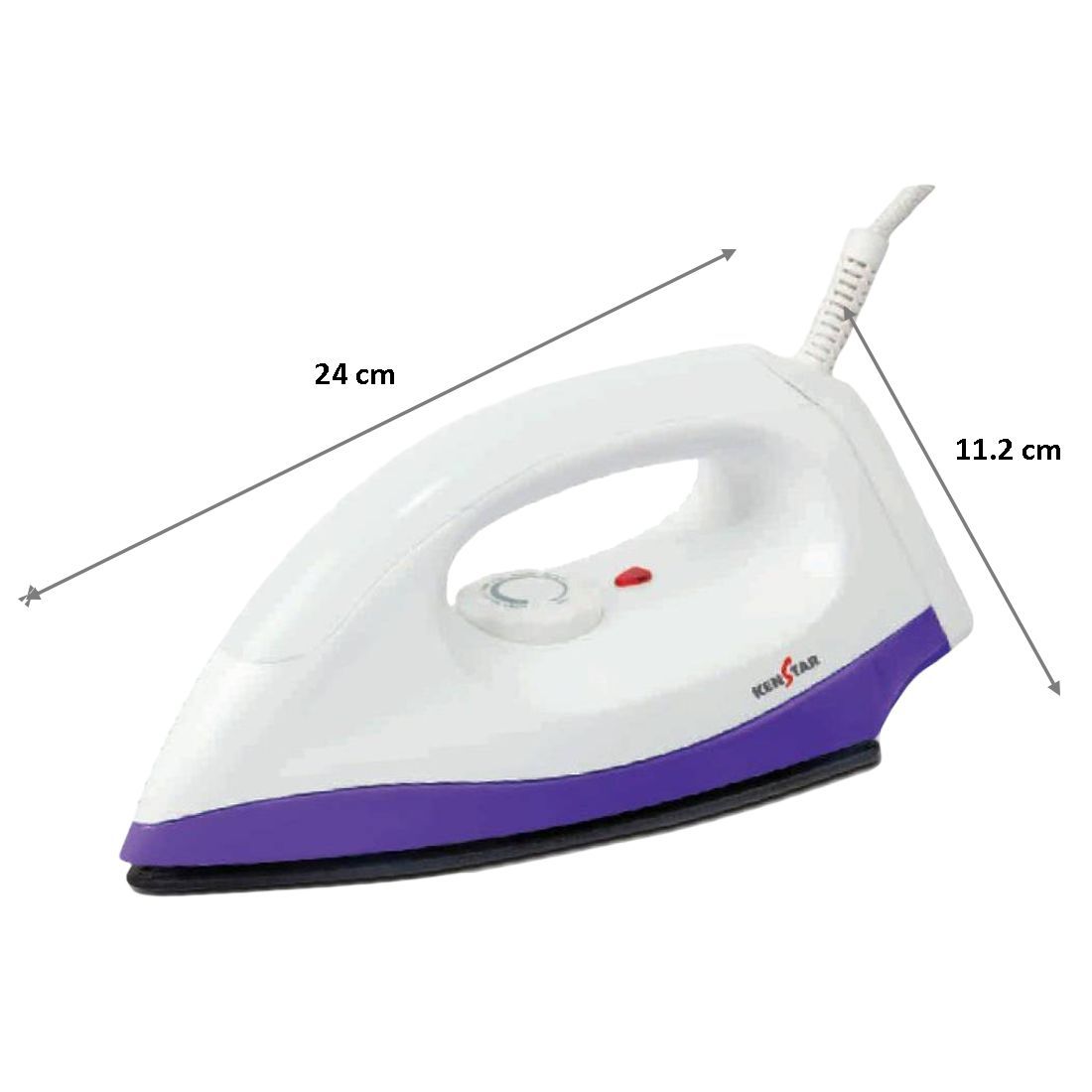 KENSTAR Satina 1000 Watt Dry Iron (KNSAT10P1P-DBM, White/Purple)_2