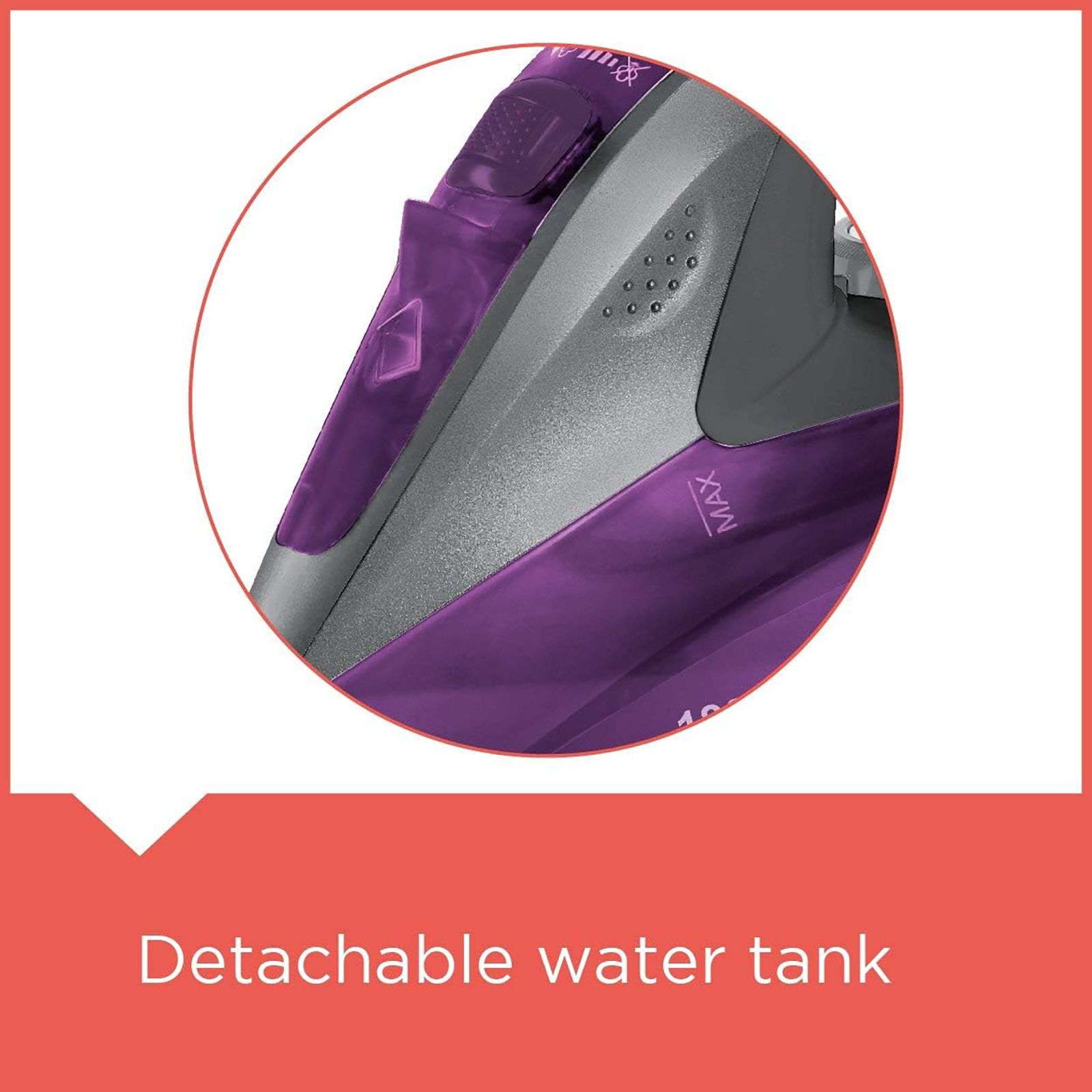 BLACK+DECKER BXIR1801IN 1800 Watts 220ml Steam Iron (Anti Drip, Purple)_8