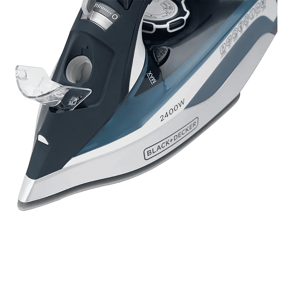 Black & Decker 2400 Watts 380ml Steam Iron (Auto Shut Off, BXIR2401IN, Blue) Black & Decker 2400 Watts 380ml Steam Iron (Auto Shut Off, BXIR2401IN, Blue)_5