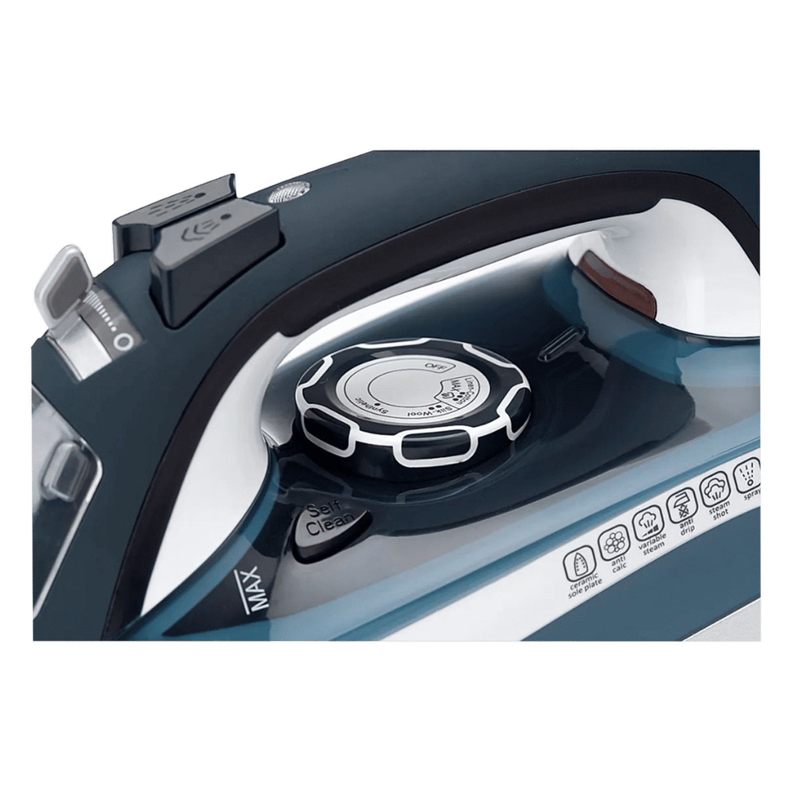 Black & Decker 2400 Watts 380ml Steam Iron (Auto Shut Off, BXIR2401IN, Blue) Black & Decker 2400 Watts 380ml Steam Iron (Auto Shut Off, BXIR2401IN, Blue)_8