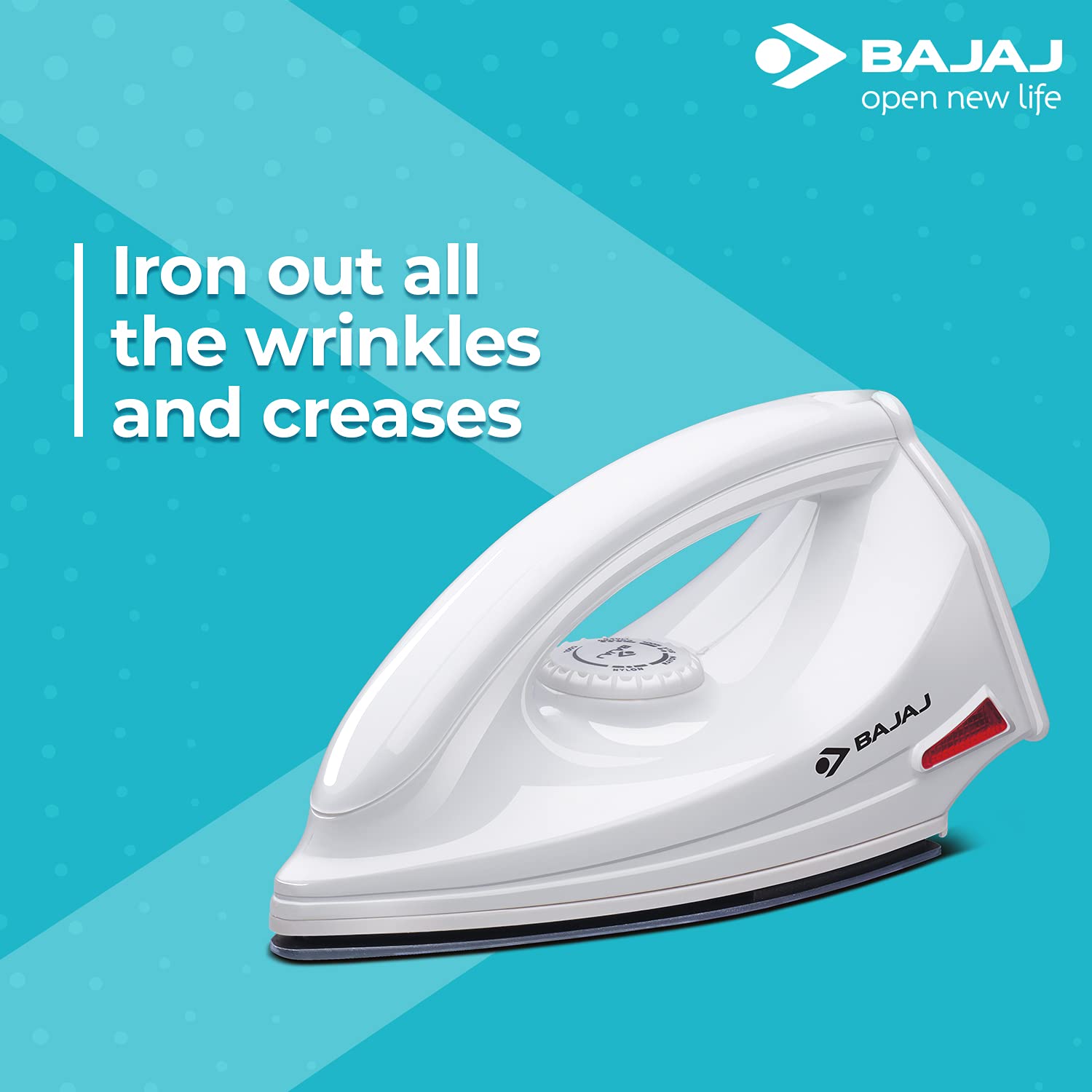 BAJAJ Majesty DX 6 1000 Watts Dry Iron (German Coating Technology, White)_12