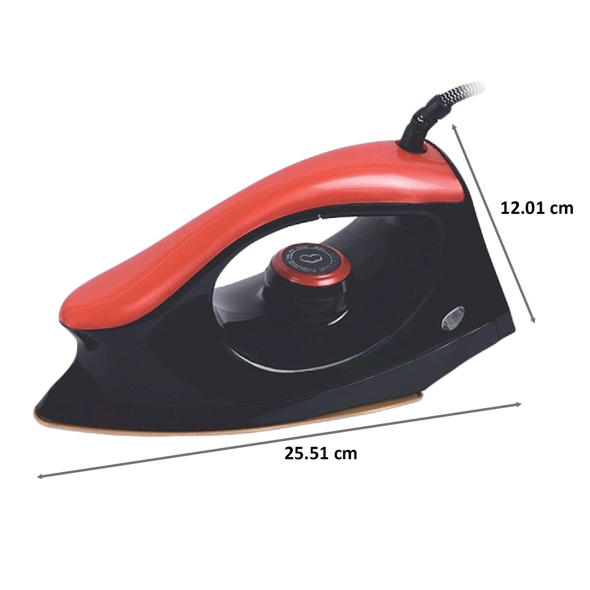Sunflame Flair 750 Watts Dry Iron (Automatic Temperature Control, Black & Red)_2