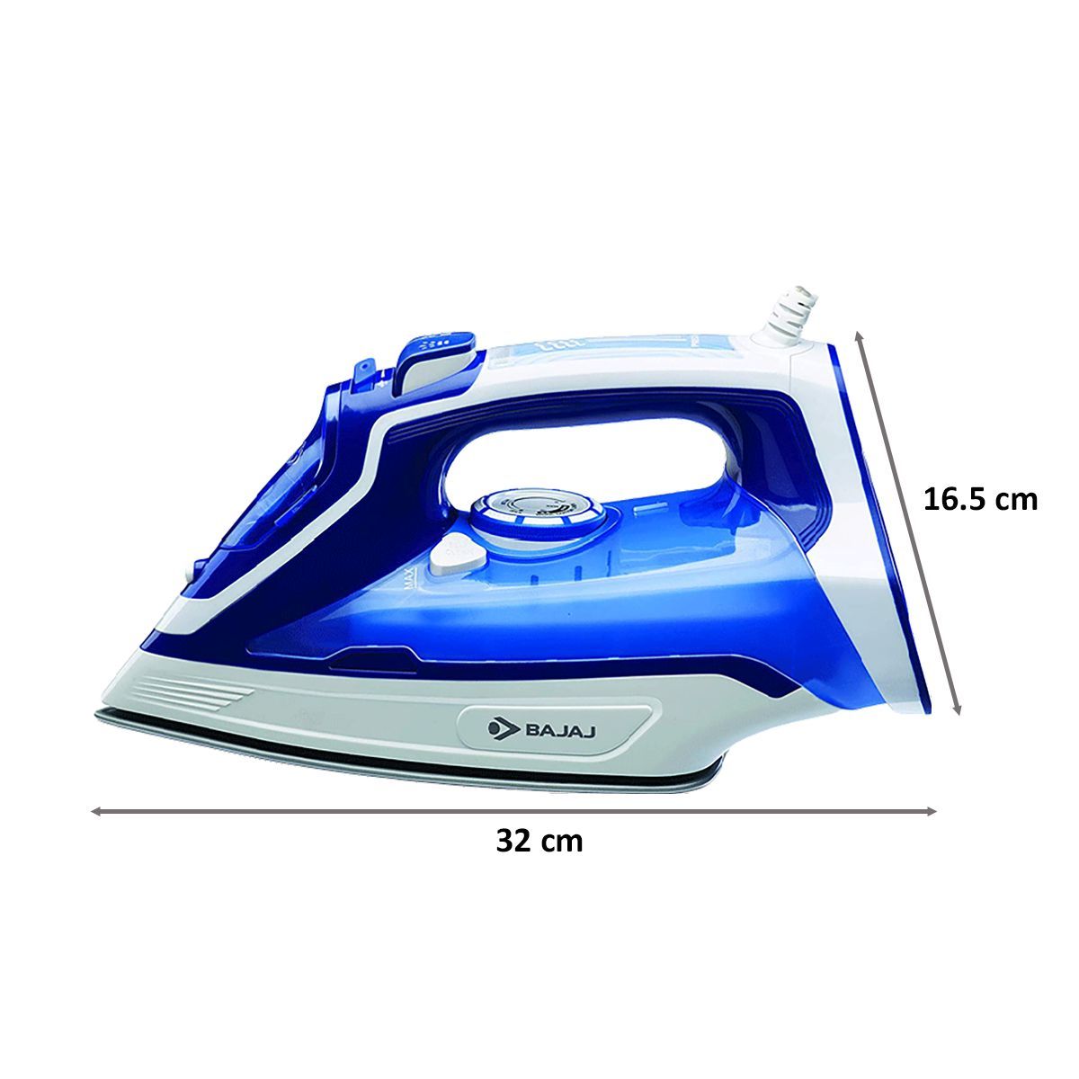 BAJAJ MX40C 2000 Watts 210ml Steam Iron (Variable Steam Output, Blue) BAJAJ MX40C 2000 Watts 210ml Steam Iron (Variable Steam Output, Blue)_2