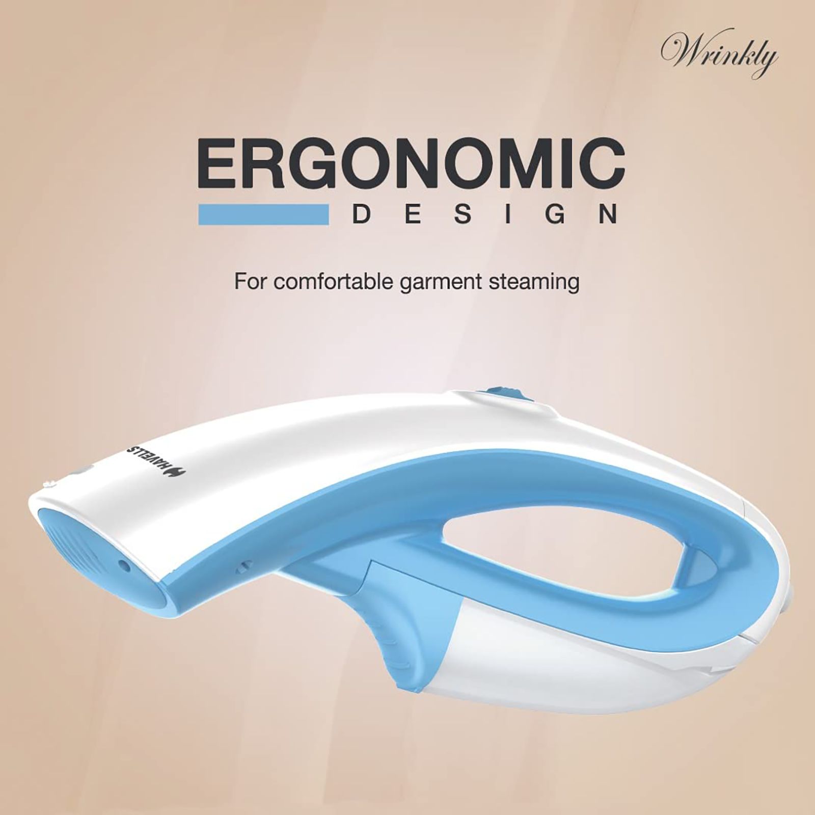 HAVELLS Wrinkly 920 Watt Garment Steamer (GHGGSBPB092, Blue)_6
