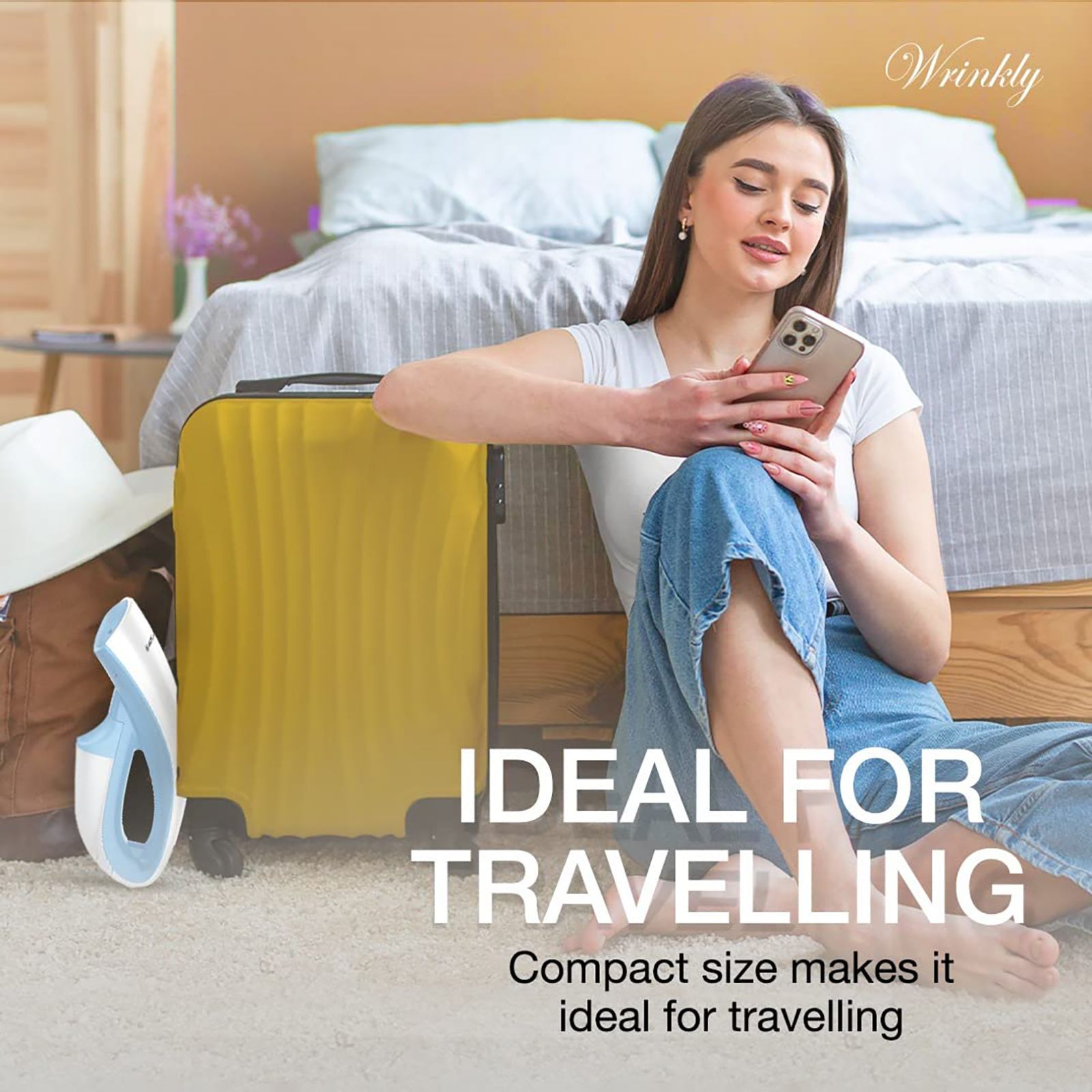 HAVELLS Wrinkly 920 Watt Garment Steamer (GHGGSBPB092, Blue)_11