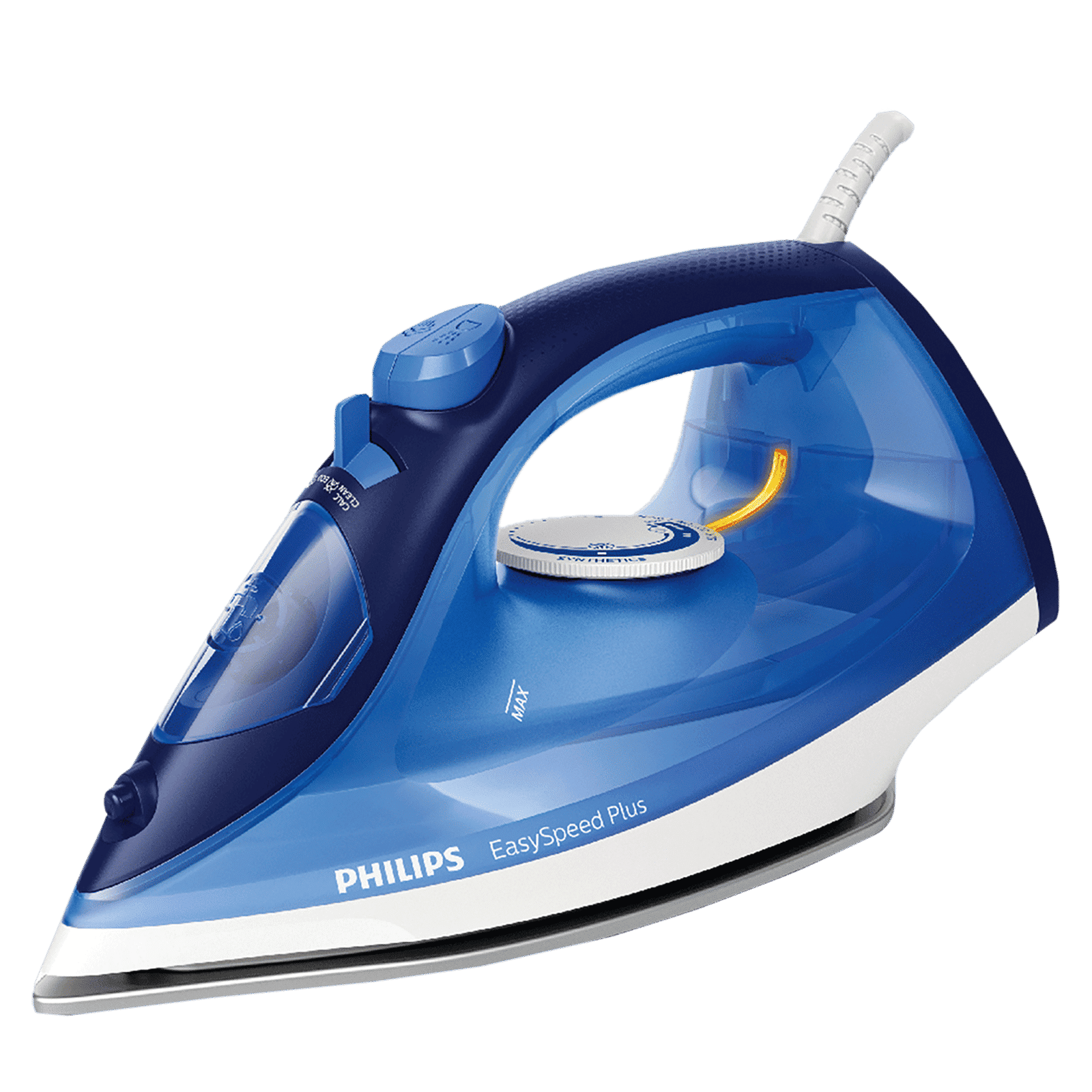 PHILIPS EasySpeed Plus 2200 Watts 270ml Steam Iron (Built-in Calc Clean Slider, Blue)_1