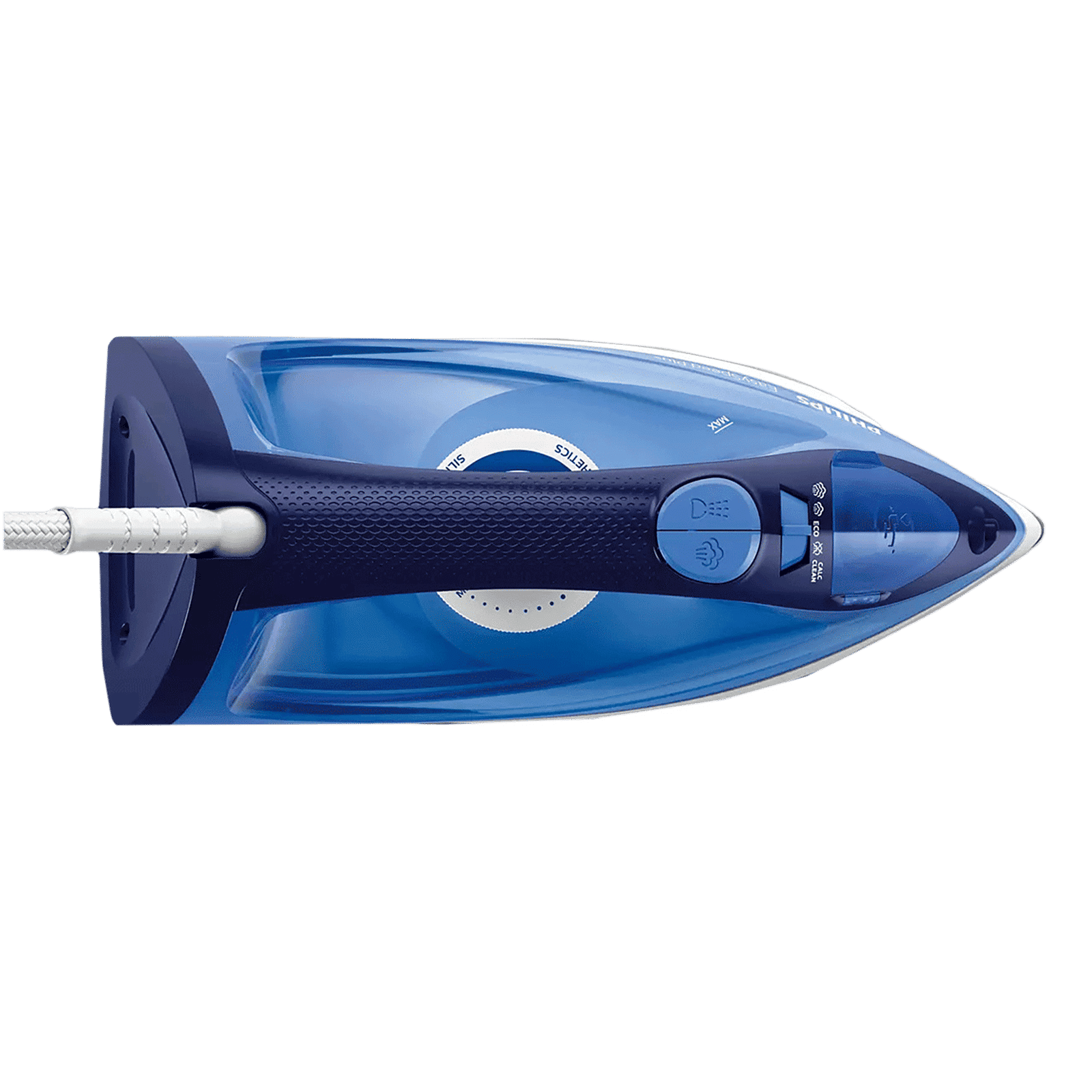 PHILIPS EasySpeed Plus 2200 Watts 270ml Steam Iron (Built-in Calc Clean Slider, Blue)_2