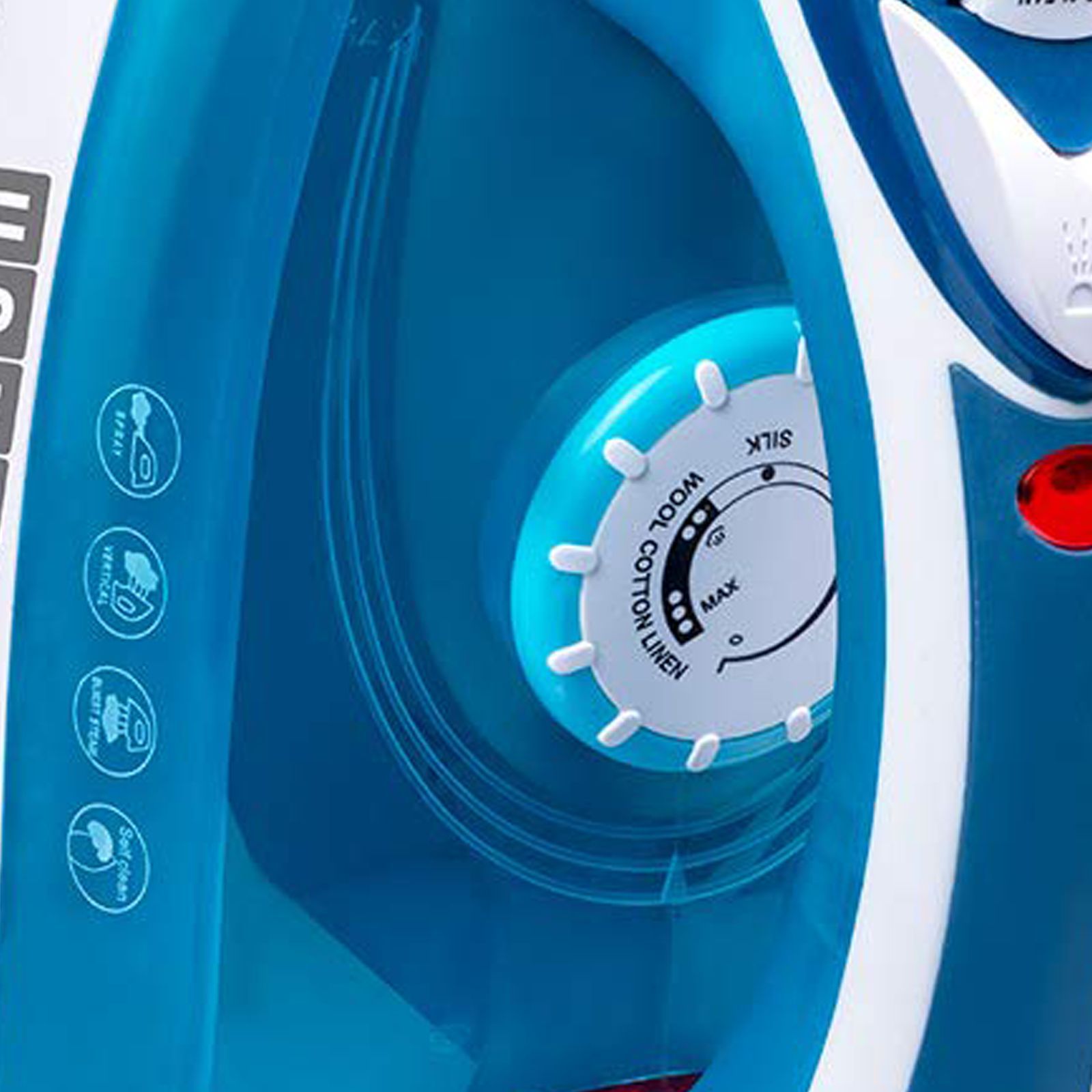 USHA Helix Pro 2000 Watts 250ml Steam Iron (Anti Drip Function, Blue)_5