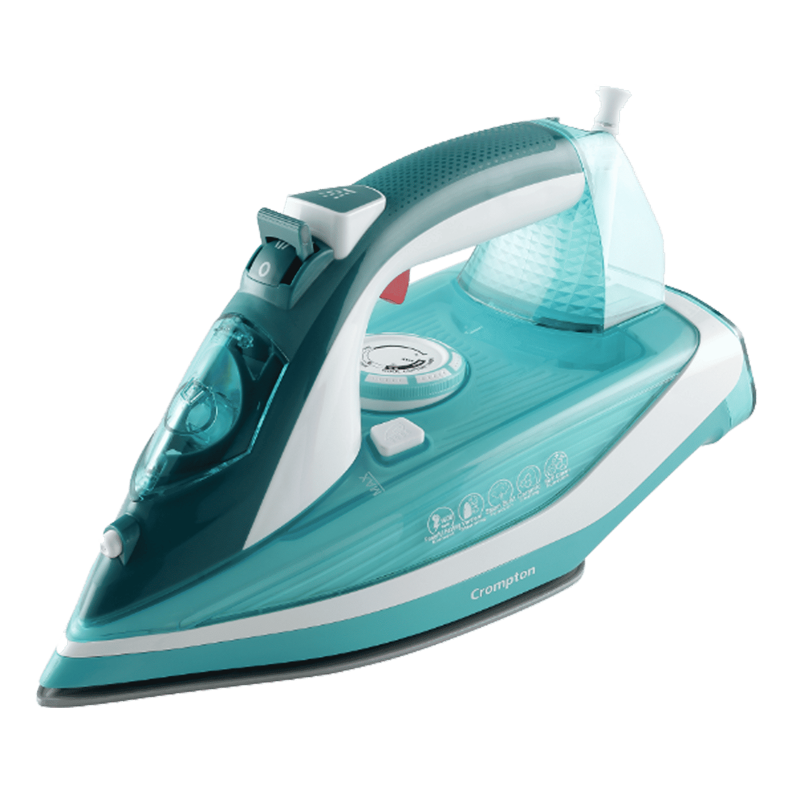 Crompton FabriSmart 1600 Watts 200ml Steam Iron (Anti Drip Technology, Purple)_1