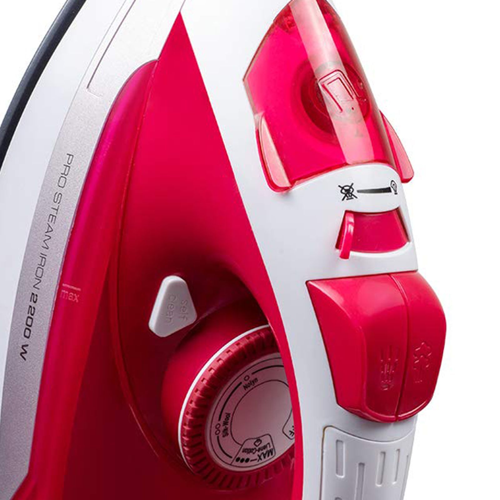 USHA Grand Jet 2200 Watts 400ml Steam Iron (Detachable Water Tank, GJ2200CS, Pink)_5