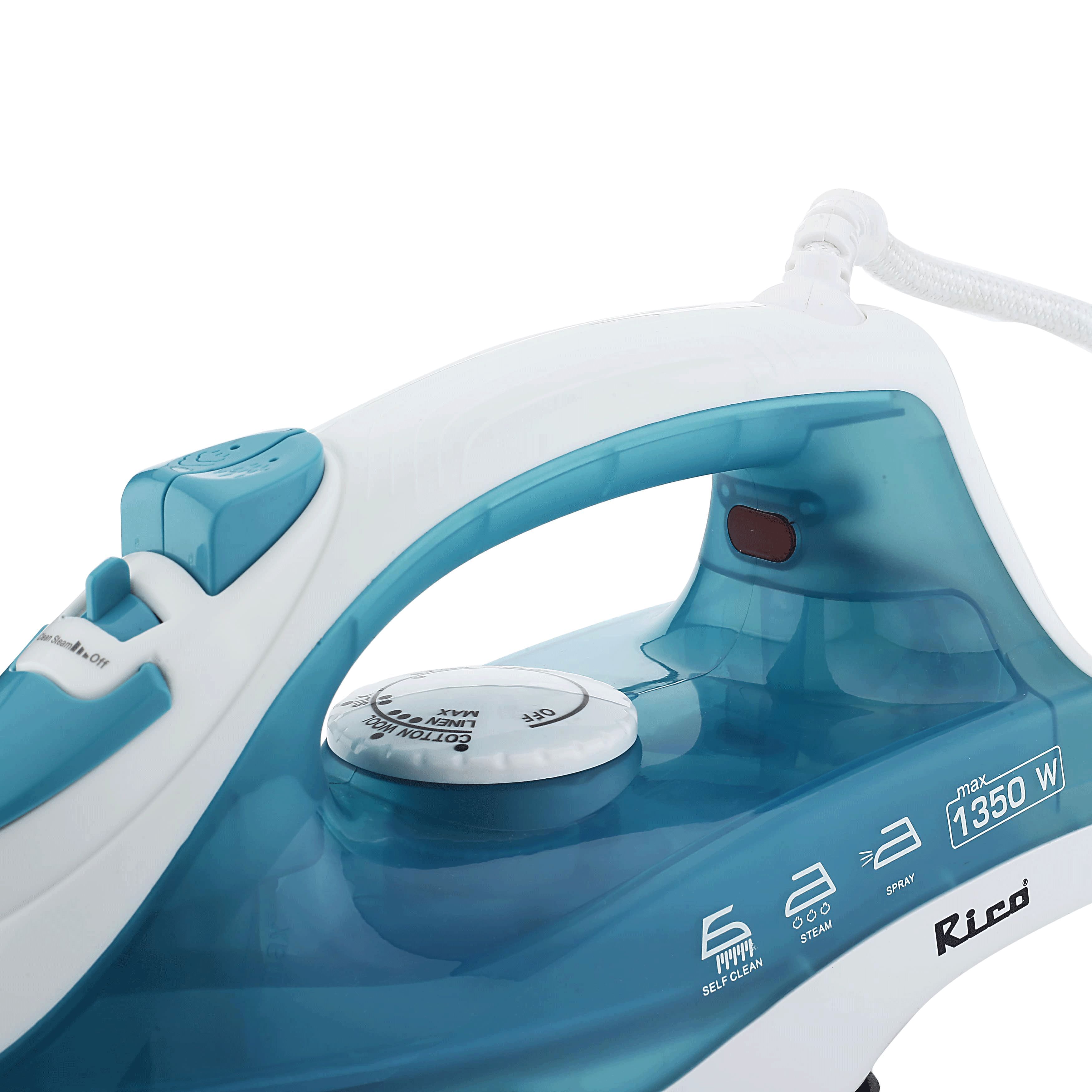 Rico SI03 1350 Watts Steam Iron (Steam burst, Sky Blue)_6
