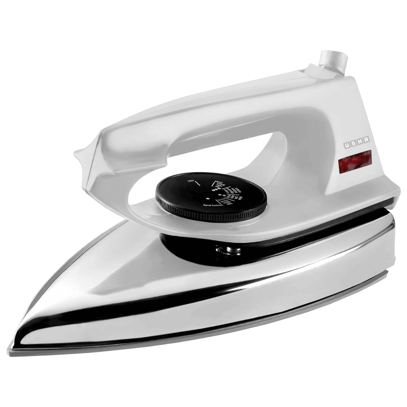 USHA El 2802 1000 Watts Dry Iron (Non Stick Soleplate, White) USHA El 2802 1000 Watts Dry Iron (Non Stick Soleplate, White)_1