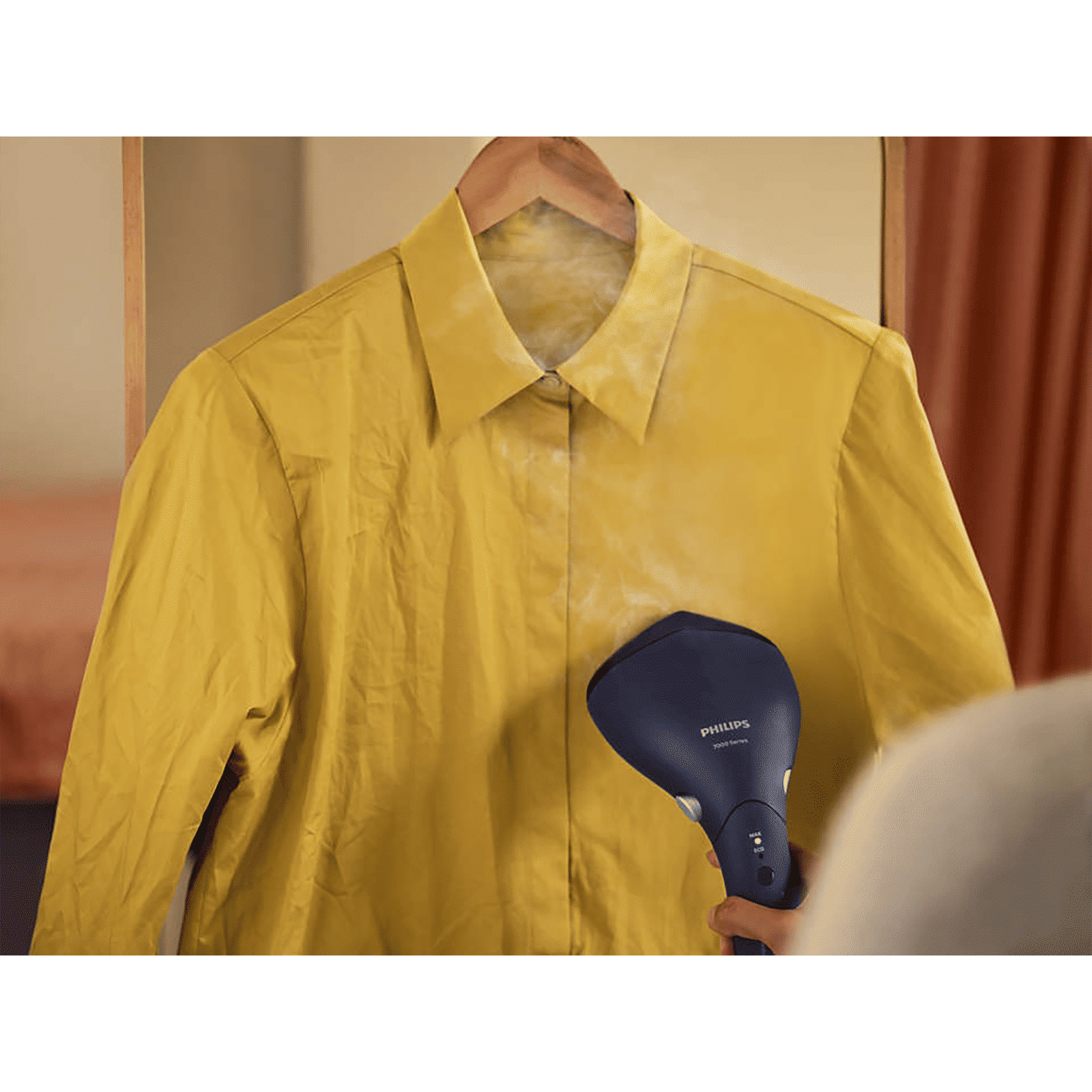 PHILIPS 7000 Series 1500 Watts Handheld Garment Steamer (100ml Water Tank, 2 Modes, OptimalTEMP Technology, Deep Azur) PHILIPS 7000 Series 1500 Watts Handheld Garment Steamer (100ml Water Tank, 2 Modes, OptimalTEMP Technology, Deep Azur)_10