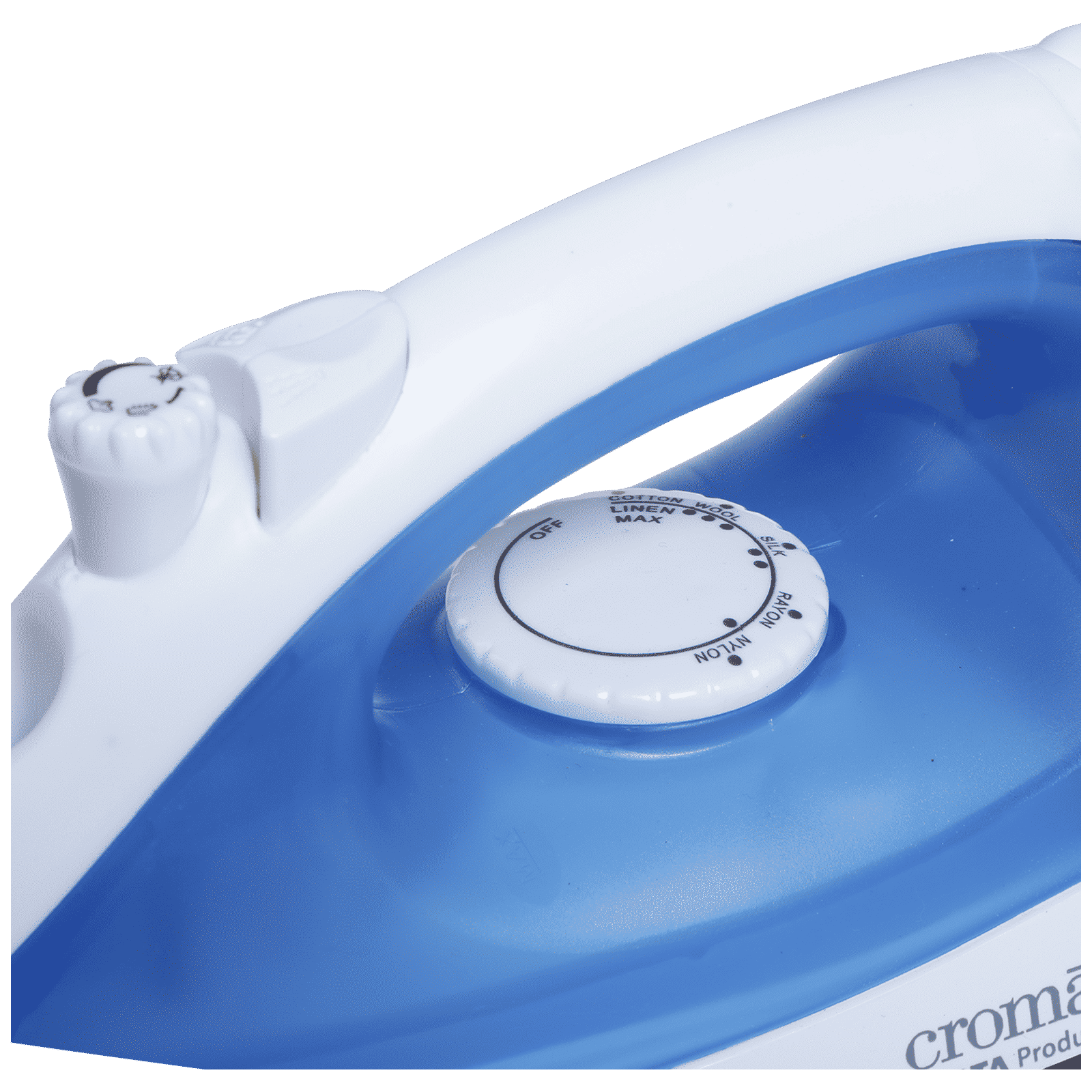 Croma 1200 Watts 180ml Steam Iron (360 Degree Swivel Cord, Blue)_11
