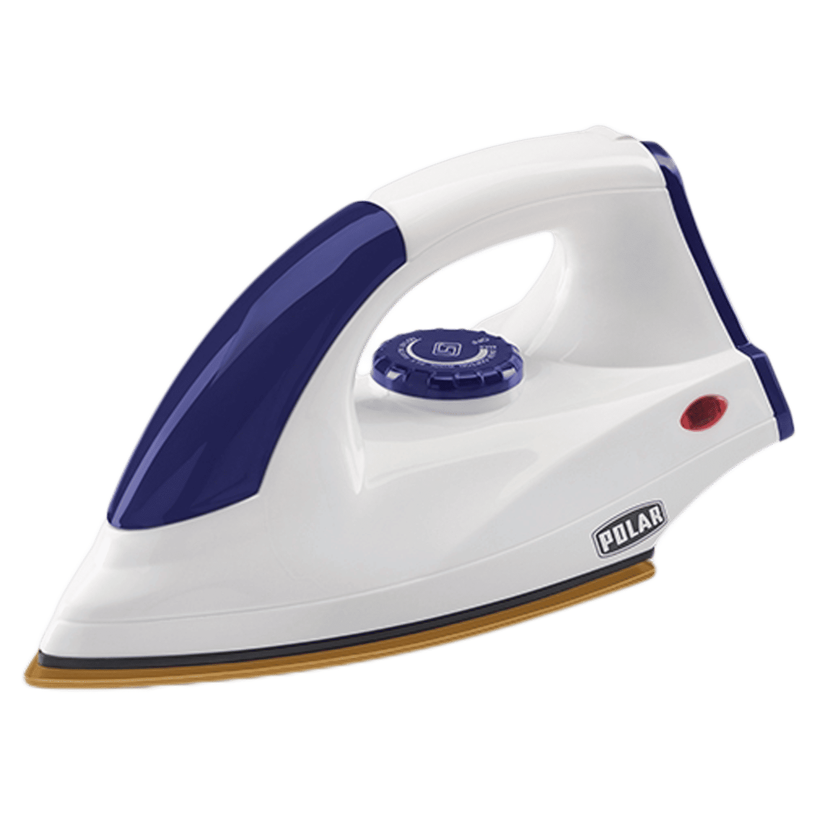 POLAR 1100 Watts Dry Iron (Safety Fuse, White & Purple)_1